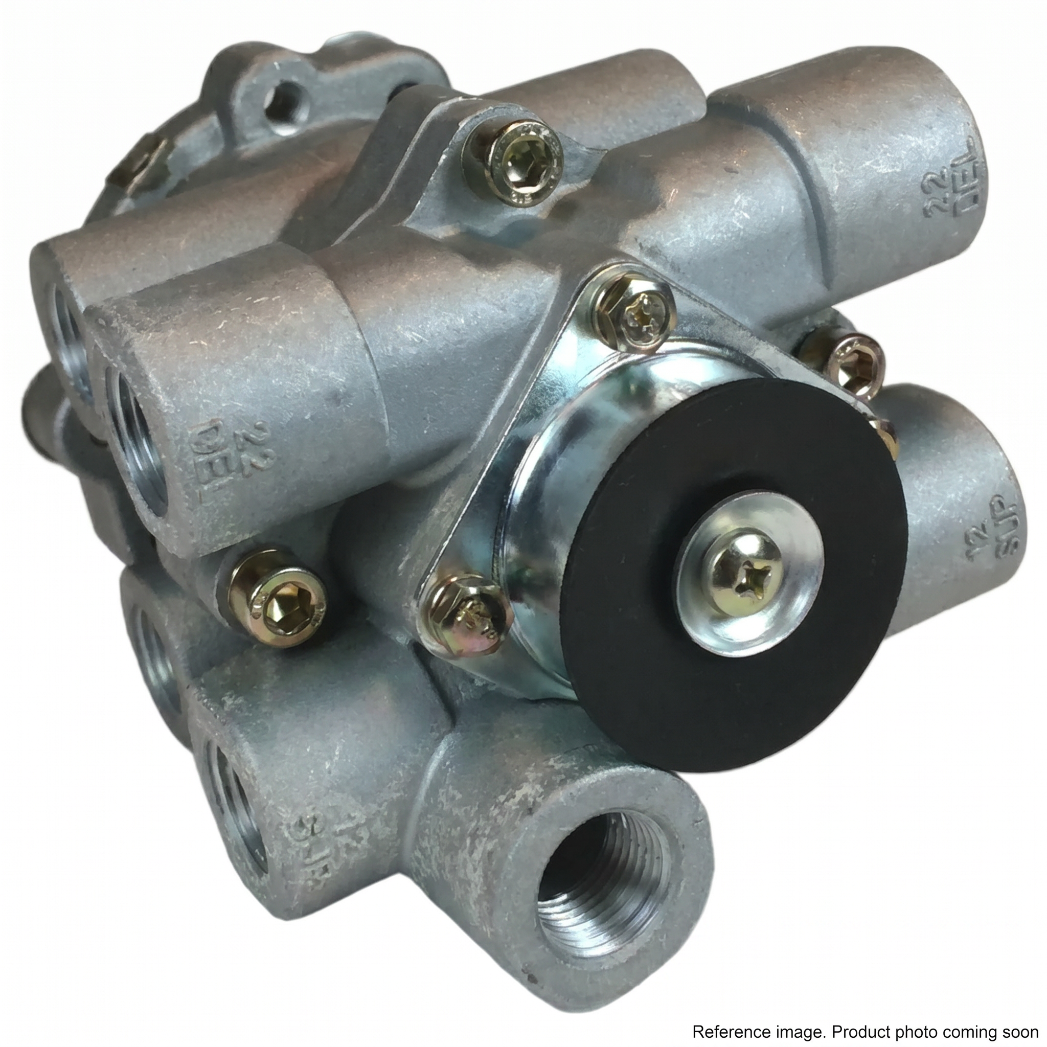 Navistar 230594 Brake Control Valve E-8P Dual alternate angle product photo | stocked in BC, ships Canada-wide