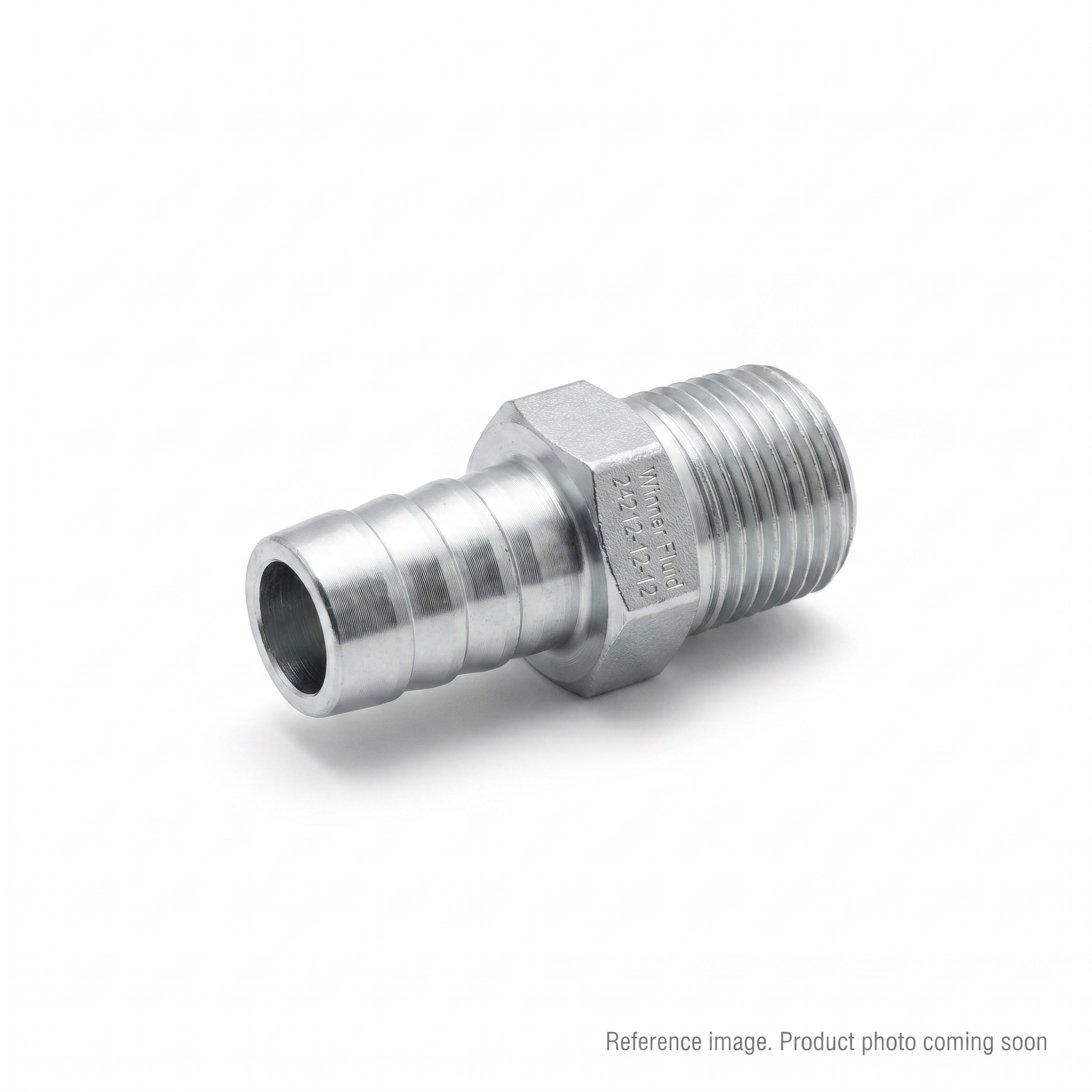 Winner Fluid 24212-12-12 Hose Fitting alternate angle product photo | stocked in BC, ships Canada-wide