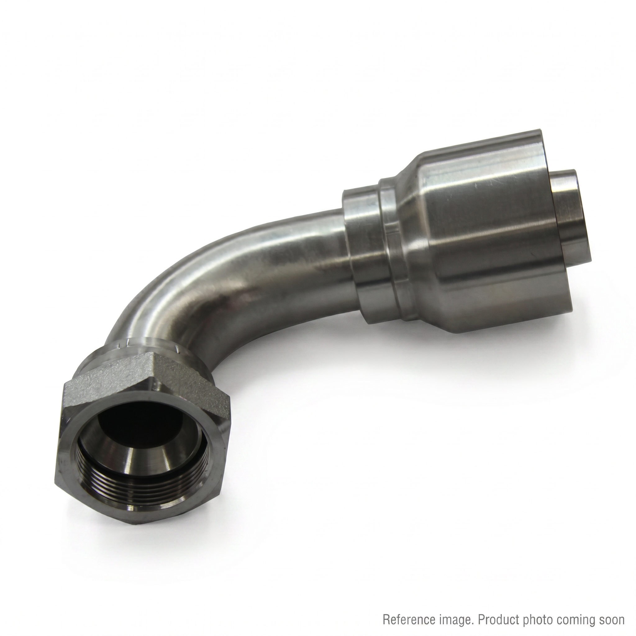 Aftermarket 26792-20-20RW 90 Degree JIC Hose Fitting alternate angle product photo | stocked in BC, ships Canada-wide