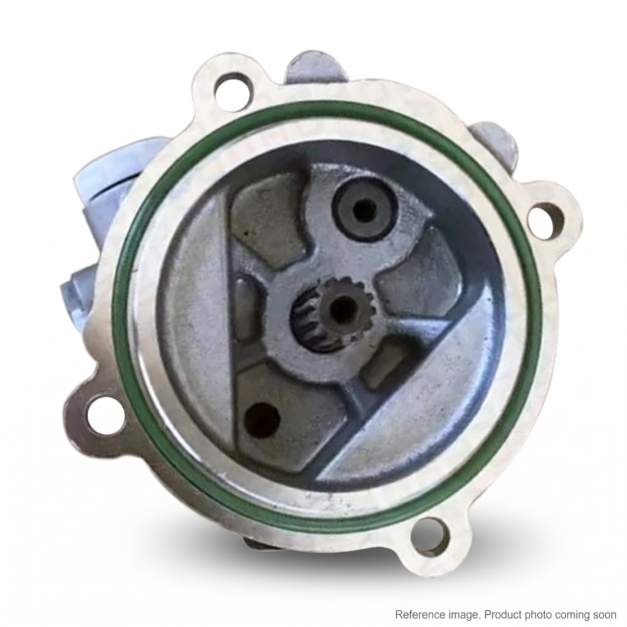 Hyundai 29024400398C Gear Pump Assy three-quarter angle product photo | stocked in BC, ships Canada-wide