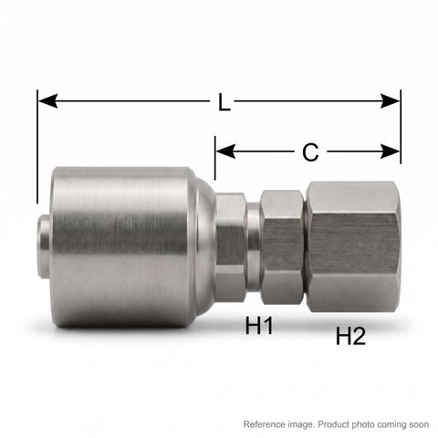 OEM-spec replacement 3052-12-12 ORFS 90-degree swivel elbow fitting Dash-12 | AIM Rentals BC