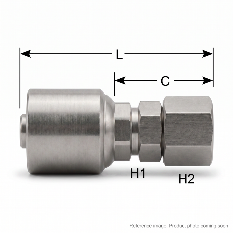Aim Rentals 3052-12-12 Hydraulic Fitting front product photo | stocked in BC, ships Canada-wide