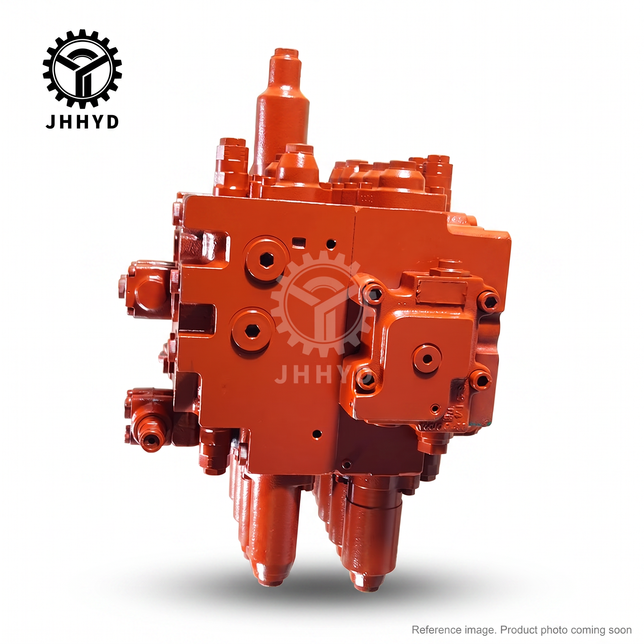 Hyundai 310101655 Hydraulic Component / Control Valve Part three-quarter angle product photo | stocked in BC, ships Canada-wide