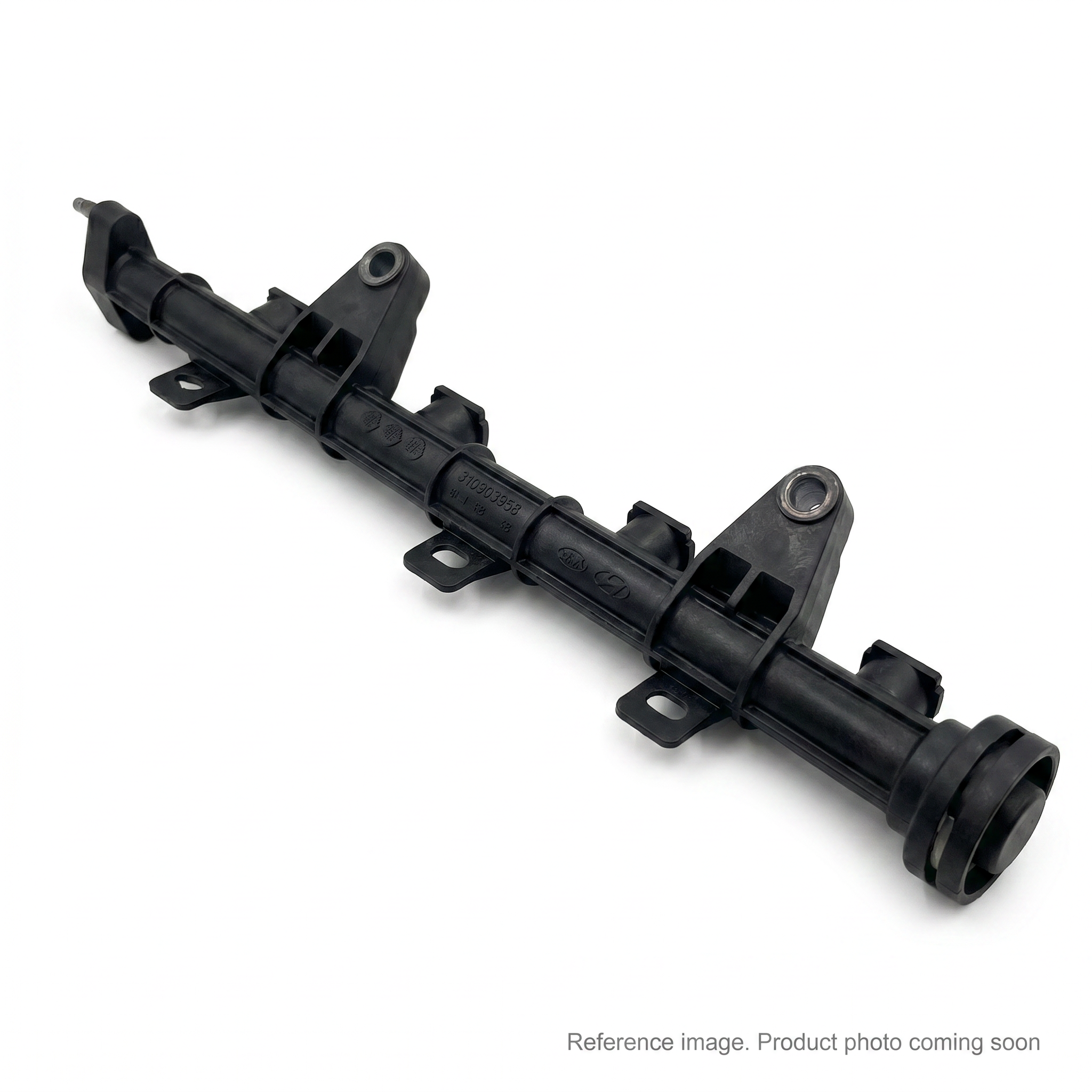 Hyundai 310903958 Steel Pipe Assembly three-quarter angle product photo | stocked in BC, ships Canada-wide