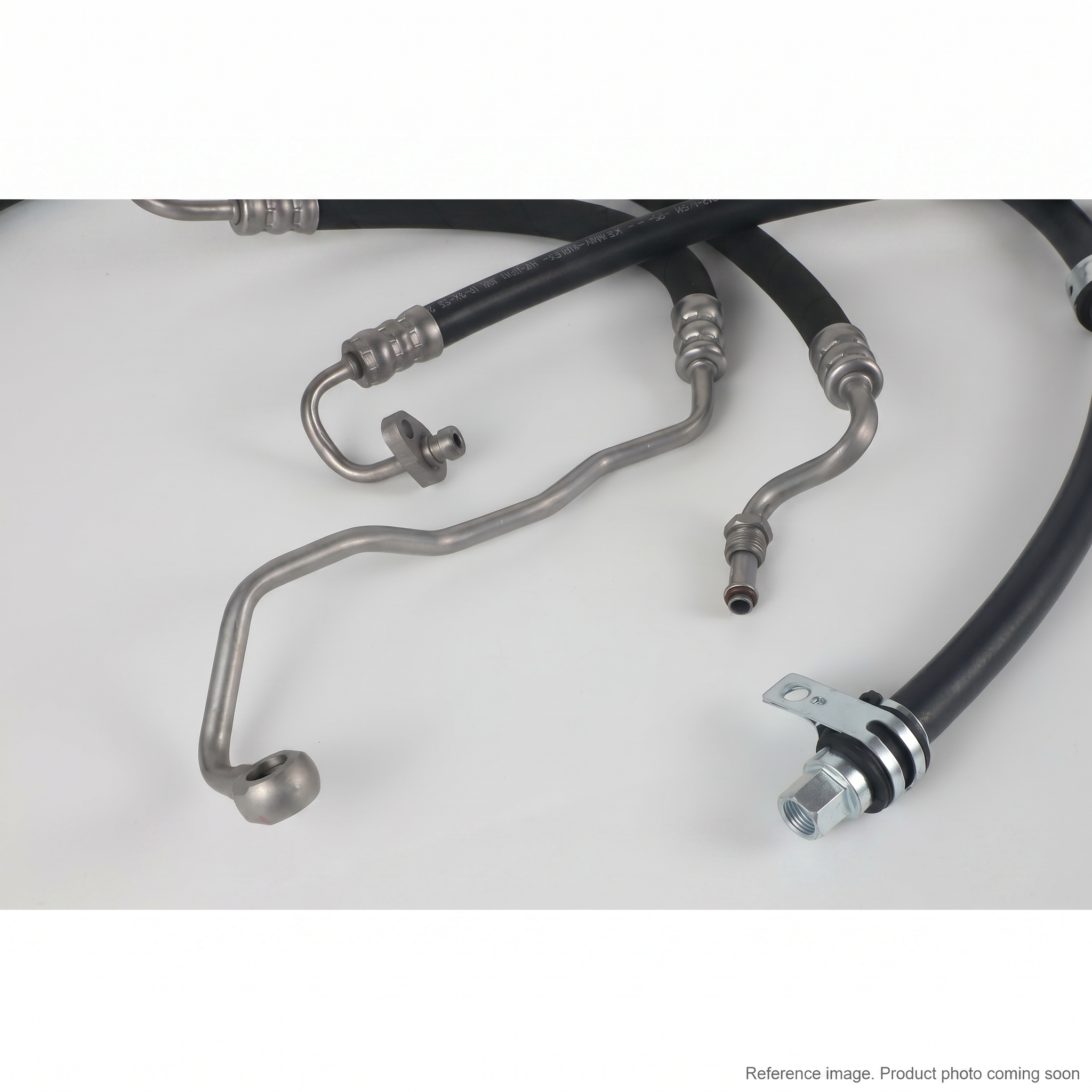Hyundai 312003350 Hydraulic Steel Pipe Assembly three-quarter angle product photo | stocked in BC, ships Canada-wide