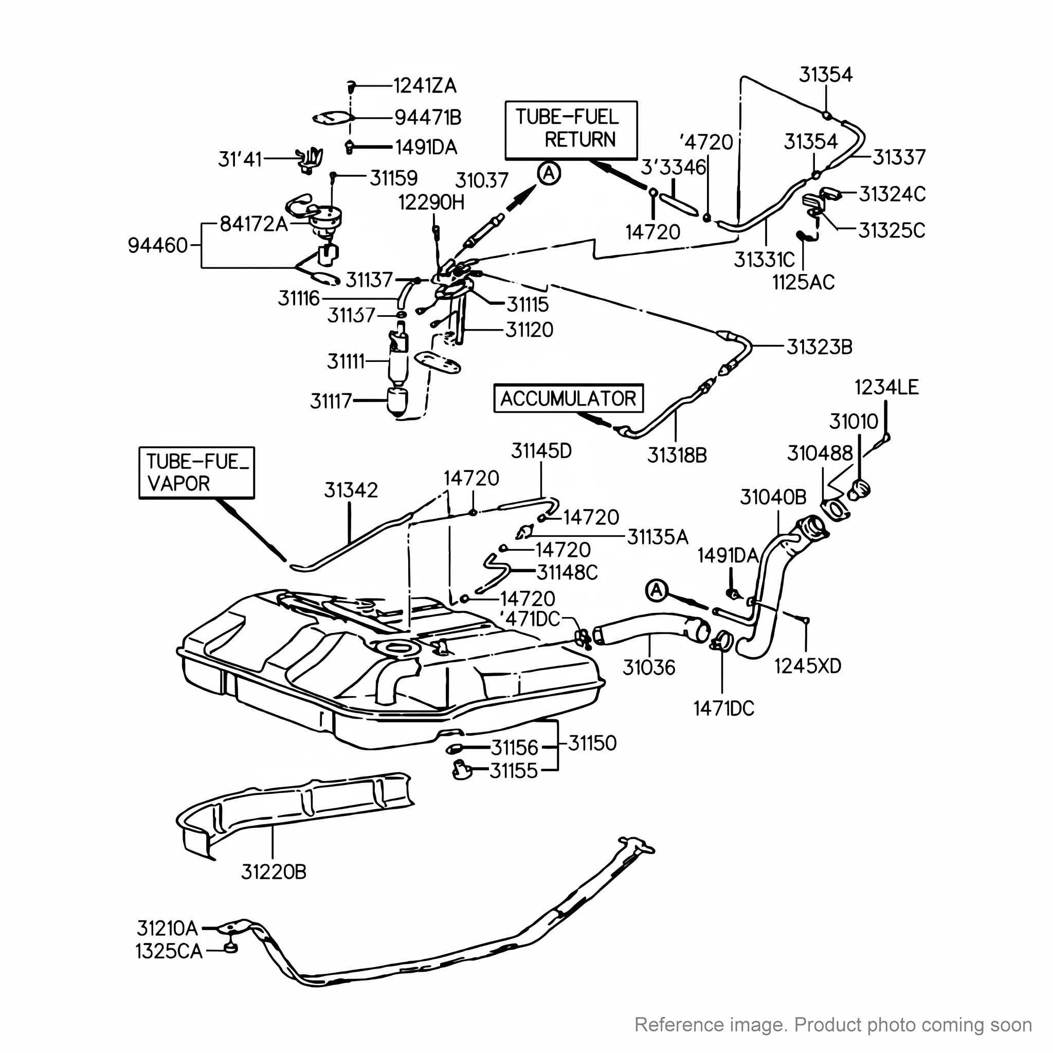 Hyundai 31E91029 Fuel Tank Drain Cover three-quarter angle product photo | stocked in BC, ships Canada-wide