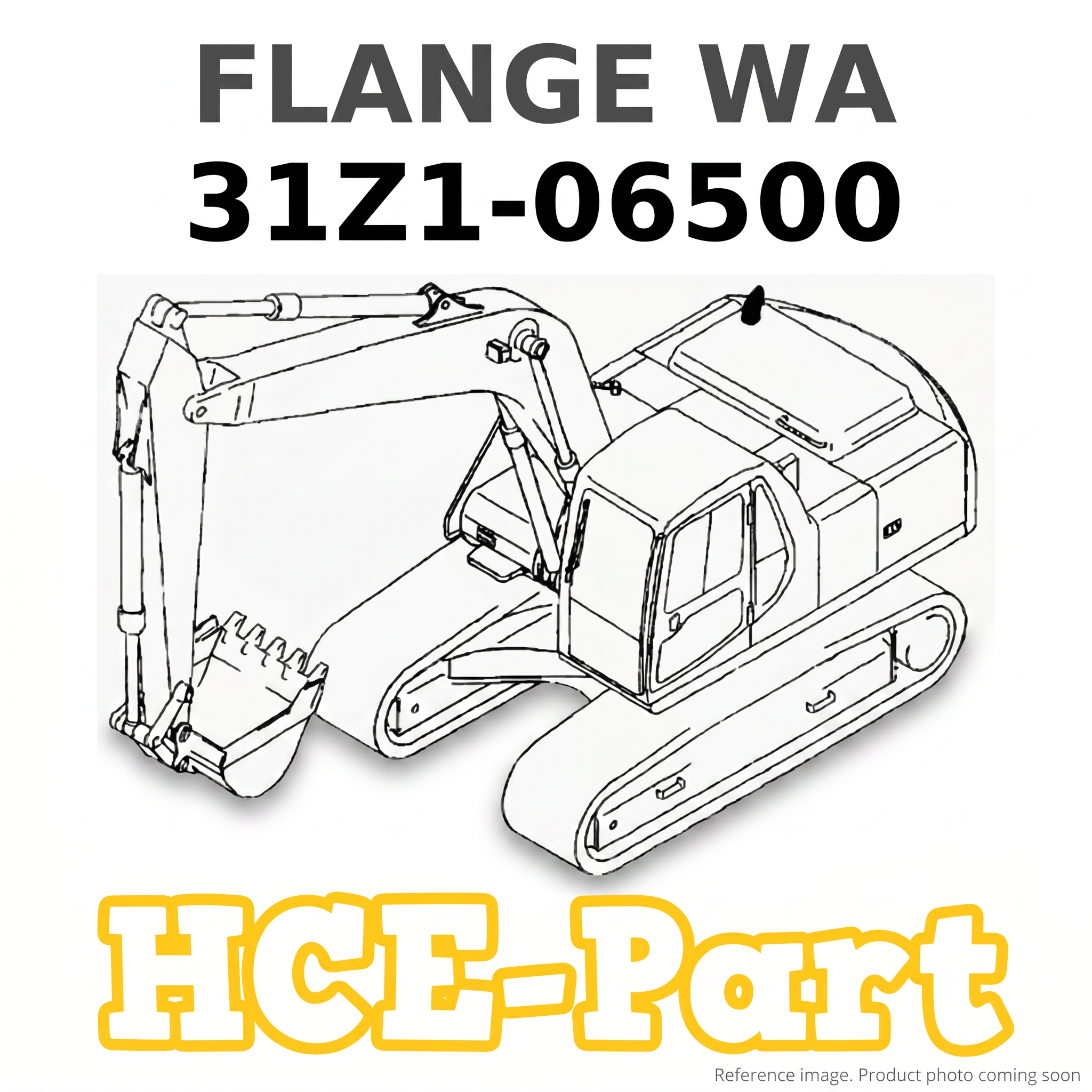 Hyundai 31LK30210 Flange WA alternate angle product photo | stocked in BC, ships Canada-wide