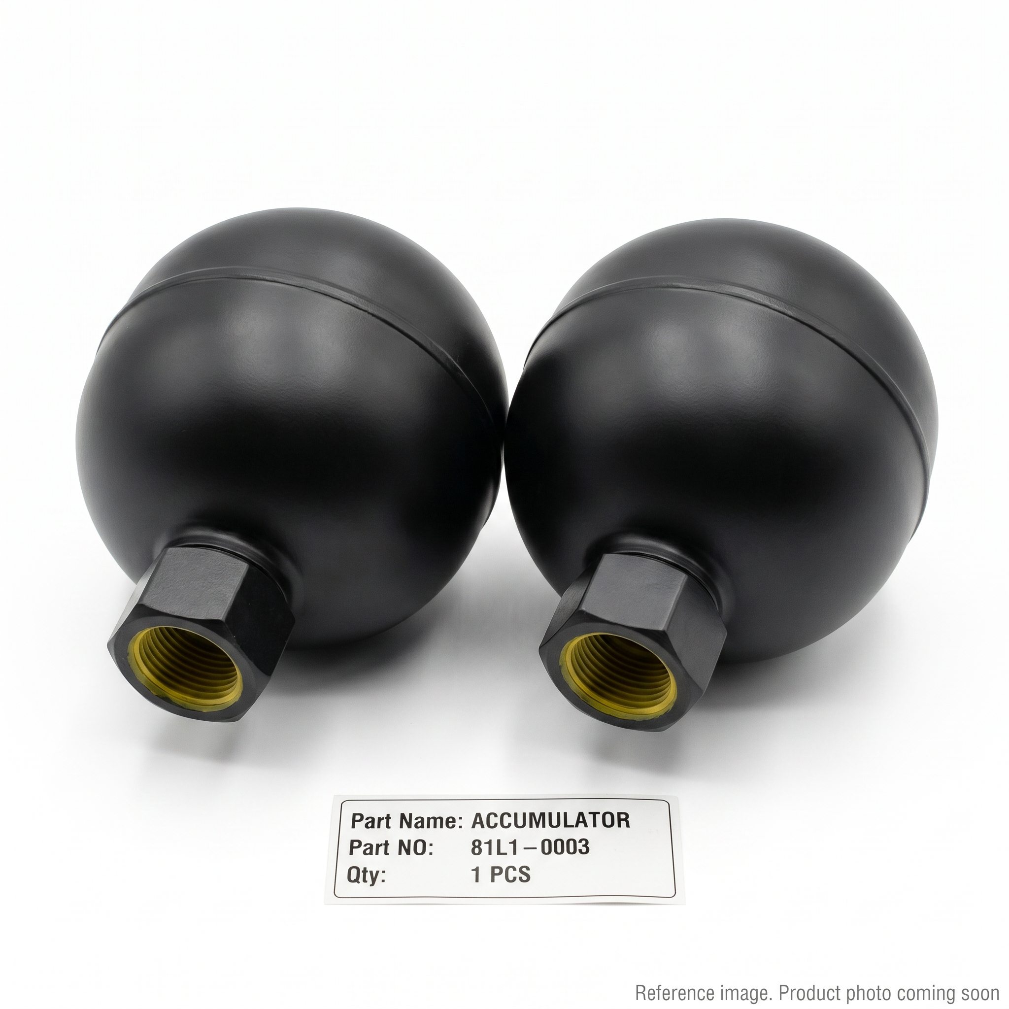Hyundai 31LM30360 Accumulator three-quarter angle product photo | stocked in BC, ships Canada-wide