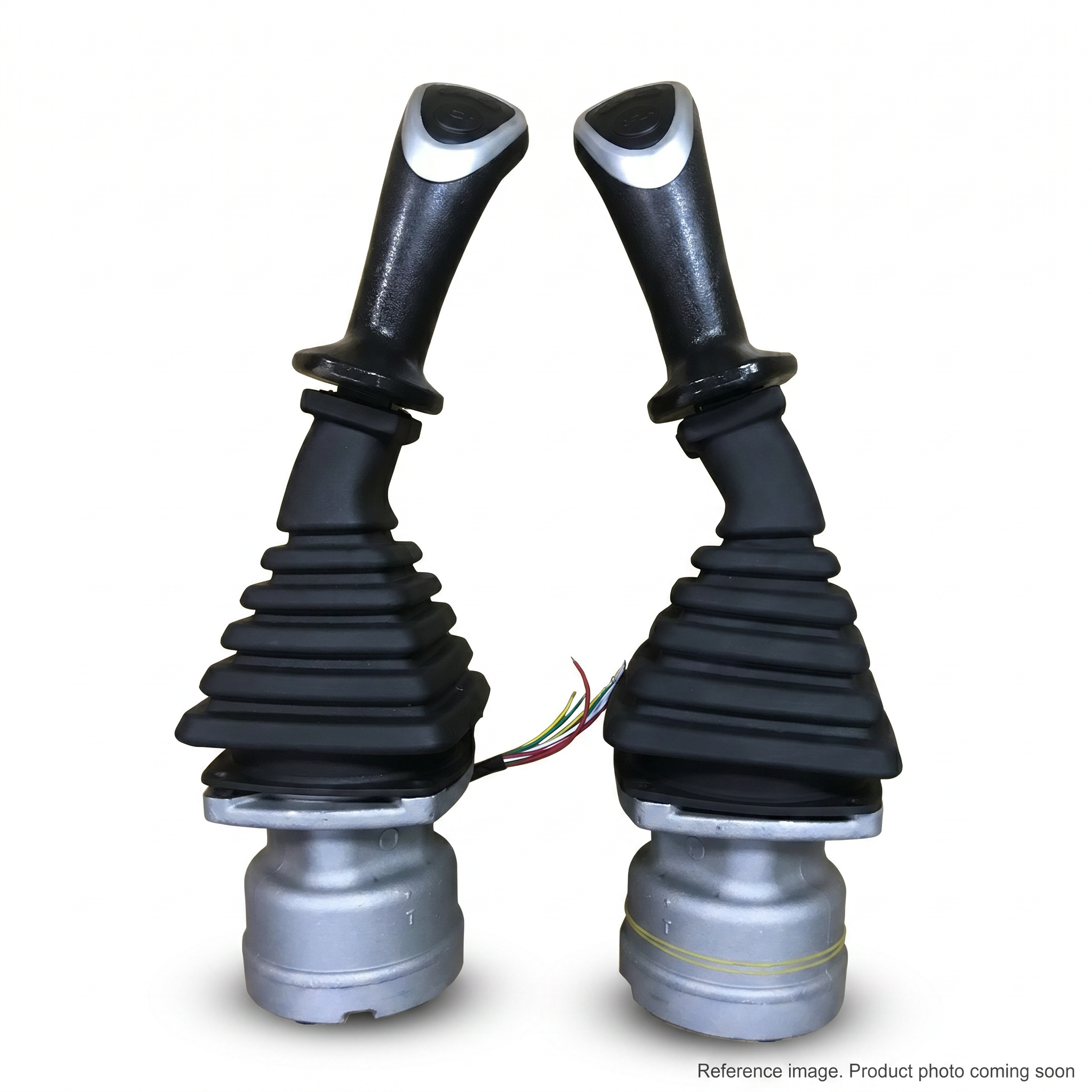 Hyundai HCE 31Q620055 Hydraulic Control Levers three-quarter angle product photo | stocked in BC, ships Canada-wide