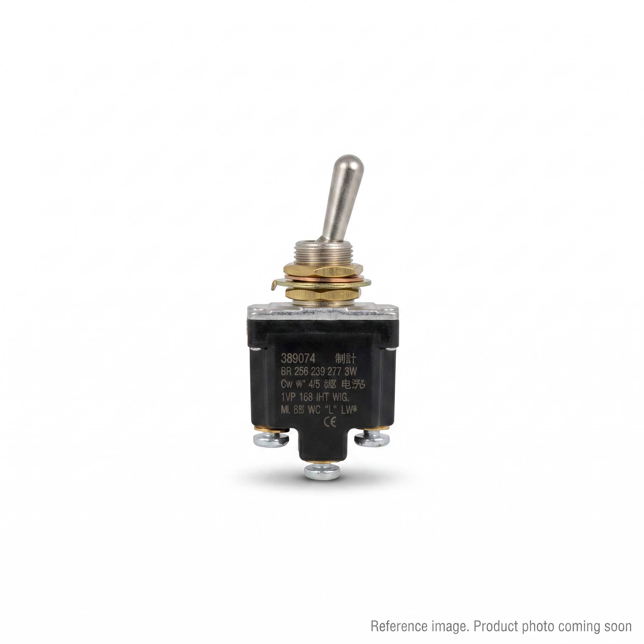Skyjack 389074 Toggle Switch three-quarter angle product photo | stocked in BC, ships Canada-wide