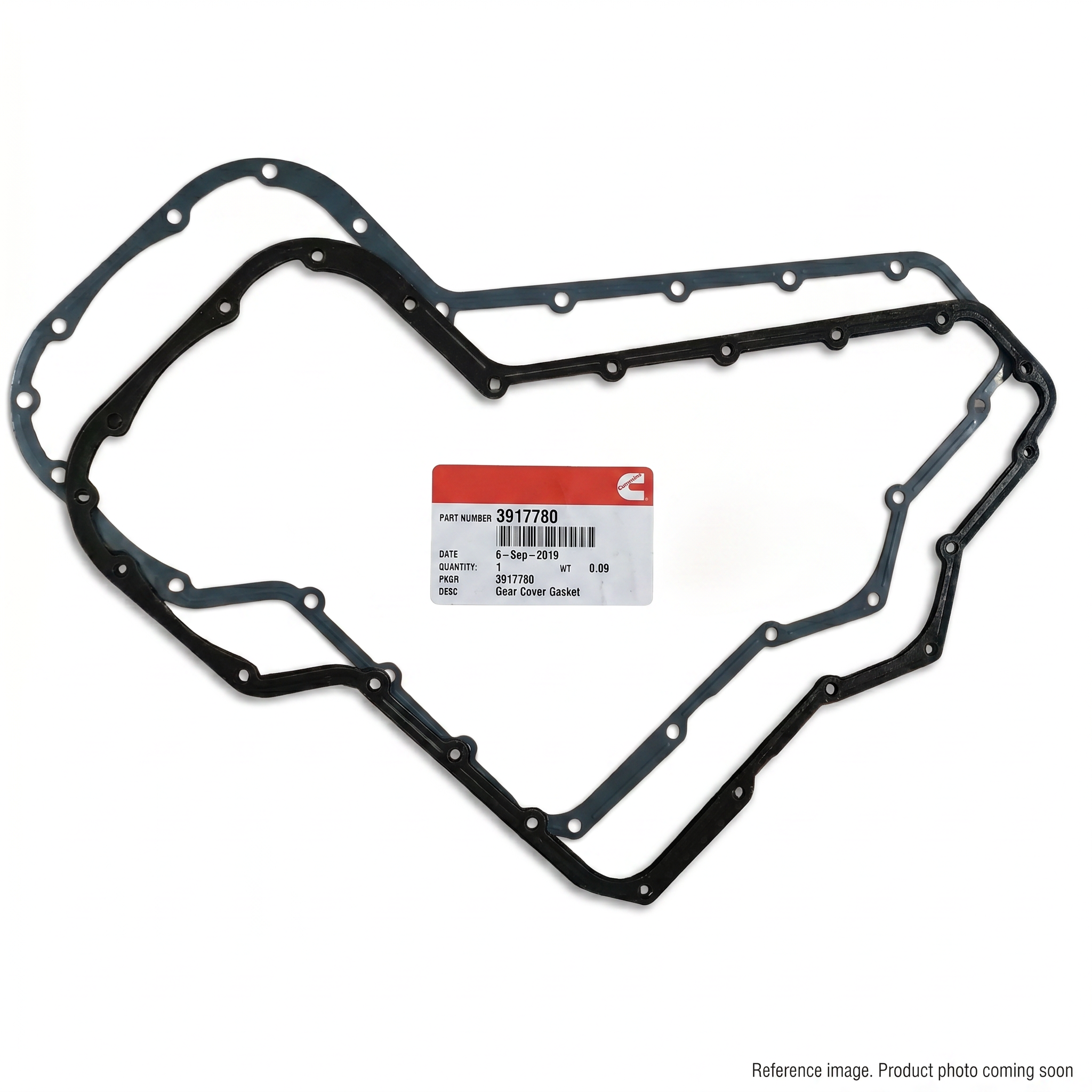 Cummins 3917780 Gaskets three-quarter angle product photo | stocked in BC, ships Canada-wide