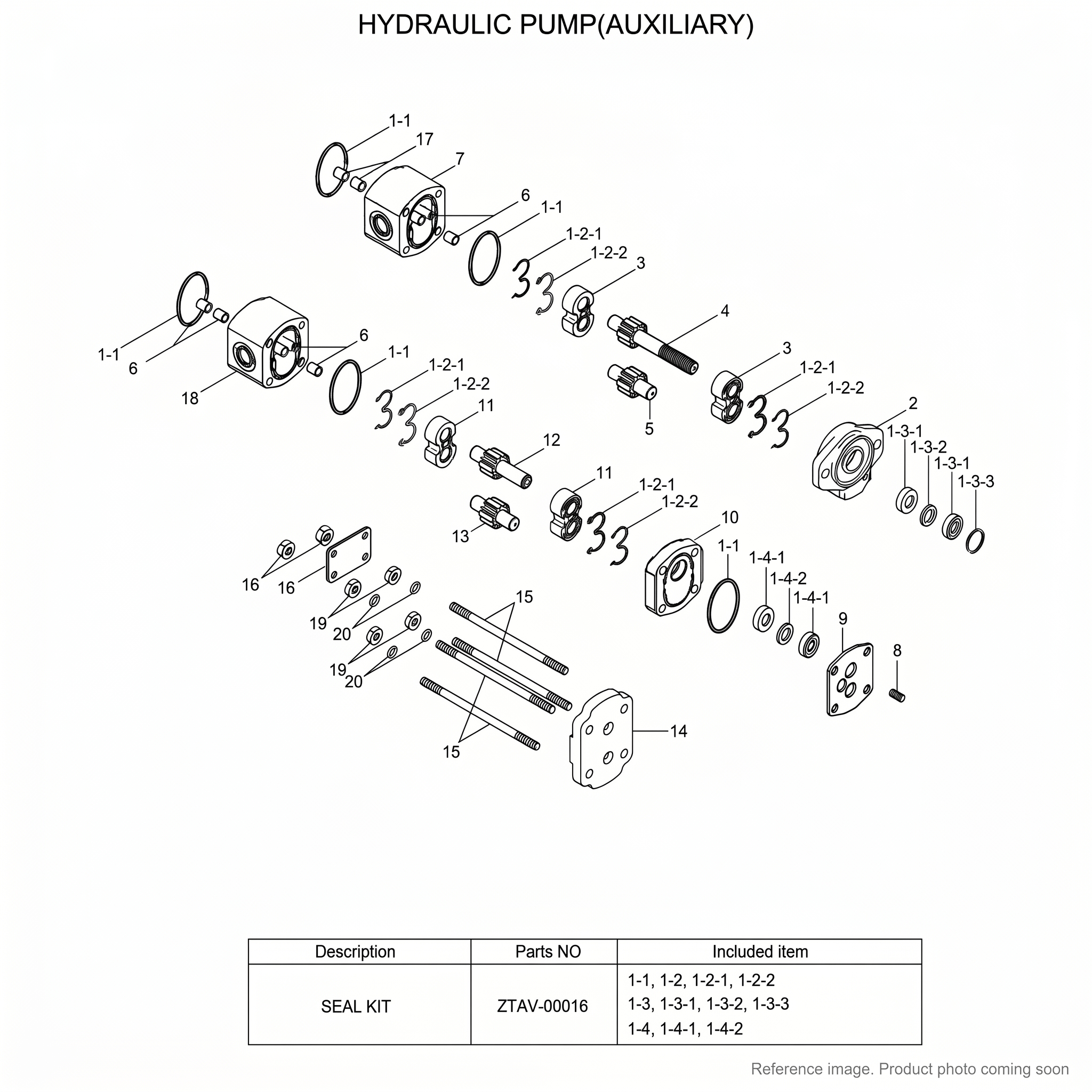 Hyundai HCE 39Q641361 Hydraulic Components alternate angle product photo | stocked in BC, ships Canada-wide
