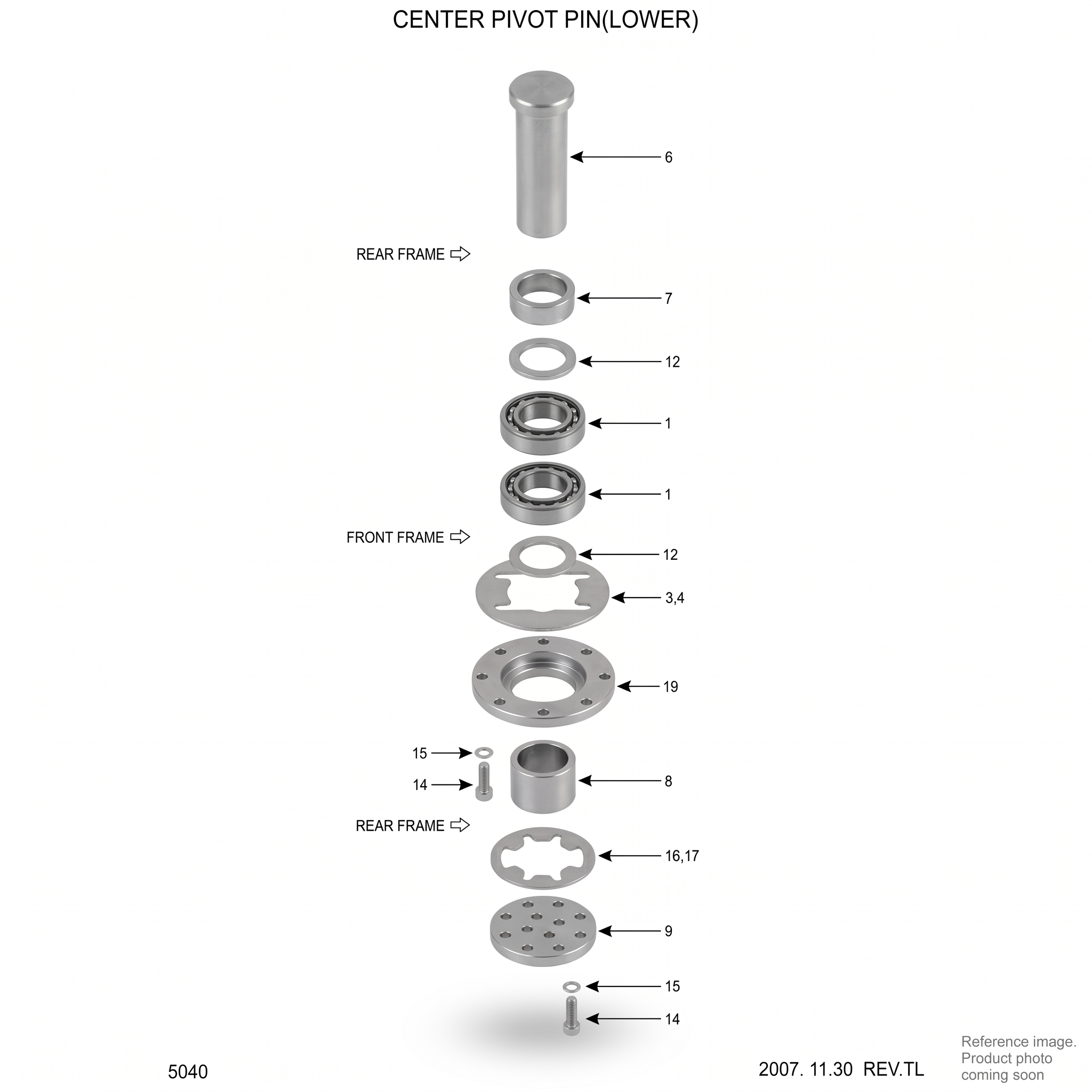 Hyundai 41L600030 Collar three-quarter angle product photo | stocked in BC, ships Canada-wide