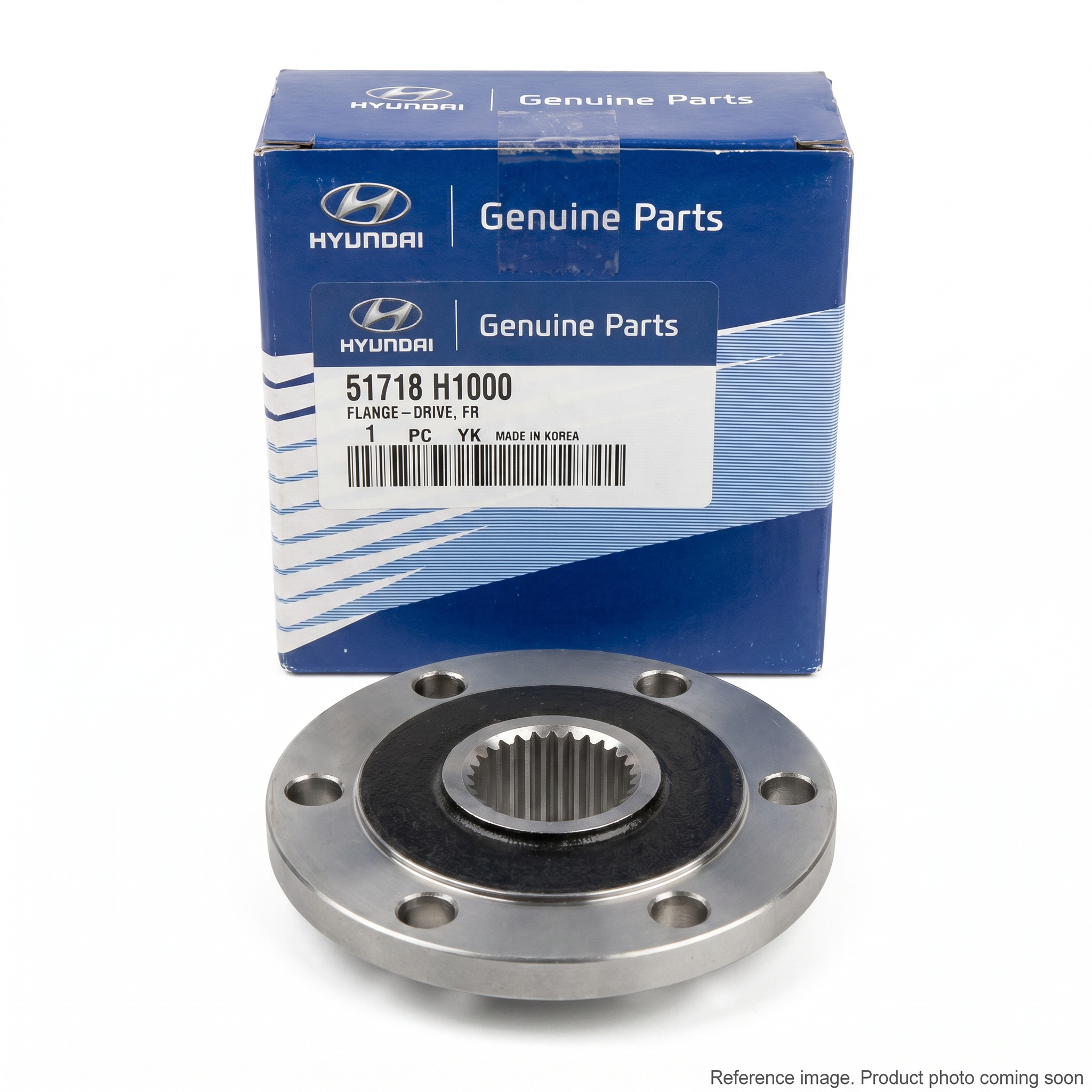 Hyundai 41LG10290 Flange three-quarter angle product photo | stocked in BC, ships Canada-wide