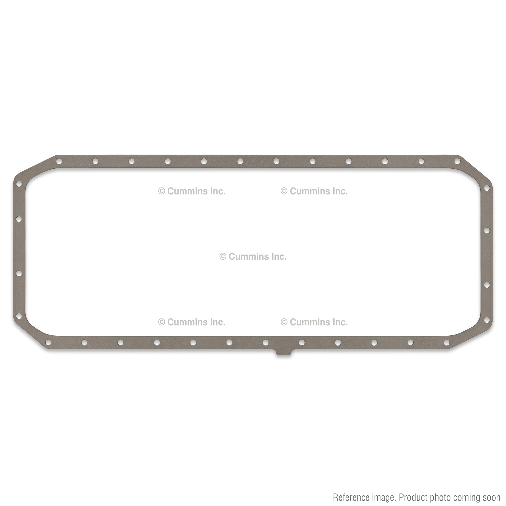 Cummins 4337596 Oil Pan Gasket alternate angle product photo | stocked in BC, ships Canada-wide