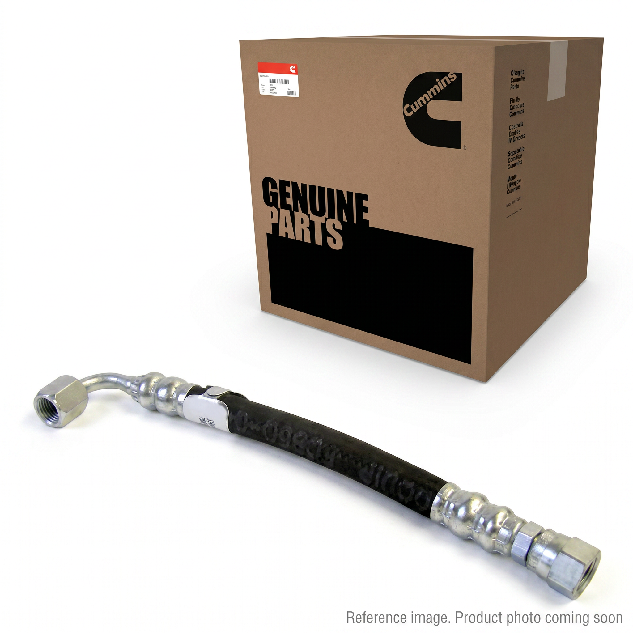Cummins 4377945 Flexible Hose alternate angle product photo | stocked in BC, ships Canada-wide
