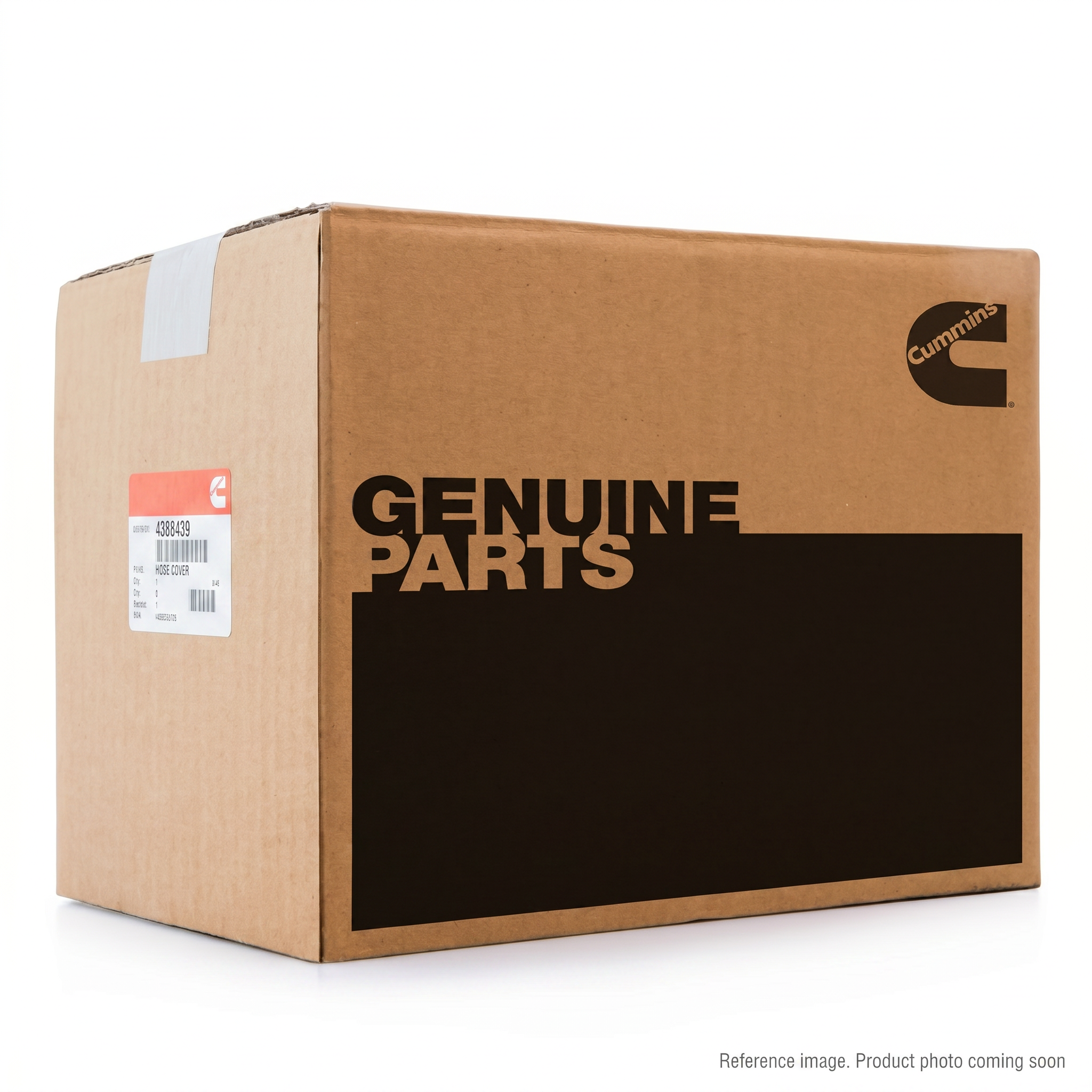 Cummins 4388439 Hose Cover three-quarter angle product photo | stocked in BC, ships Canada-wide