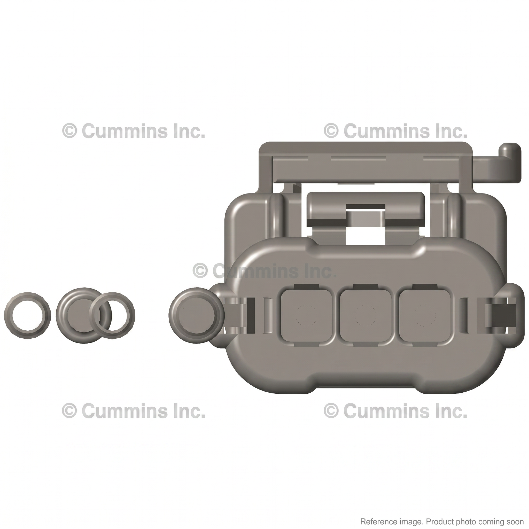 Cummins 5299153 Electrical Connector three-quarter angle product photo | stocked in BC, ships Canada-wide