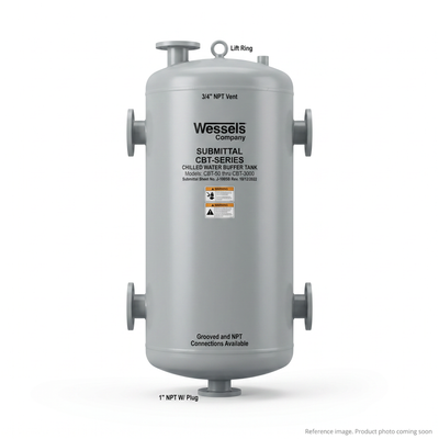 Wessels 55200052 Hydronic Buffer Tank front product photo | stocked in BC, ships Canada-wide