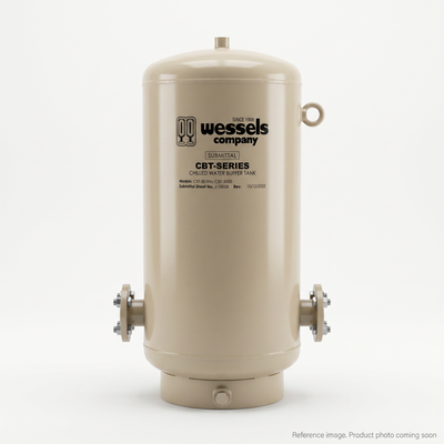 Wessels 55200079 ASME Chilled Water Buffer Tank front product photo | stocked in BC, ships Canada-wide