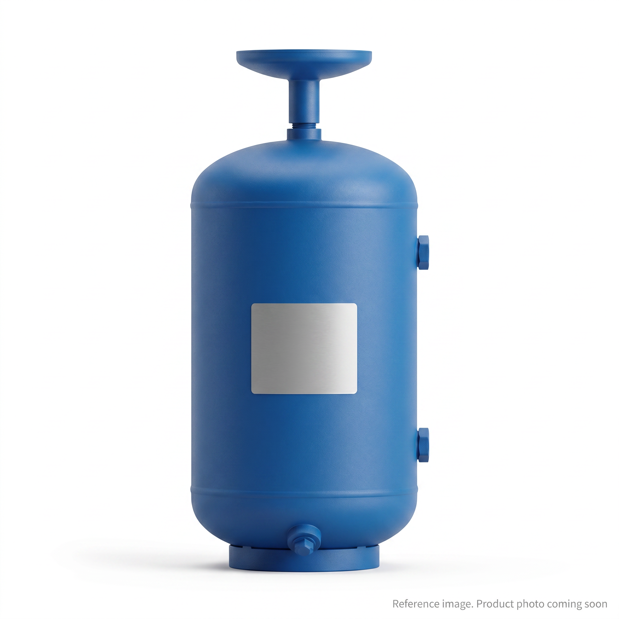 Wessels 55200079 ASME Chilled Water Buffer Tank three-quarter angle product photo | stocked in BC, ships Canada-wide