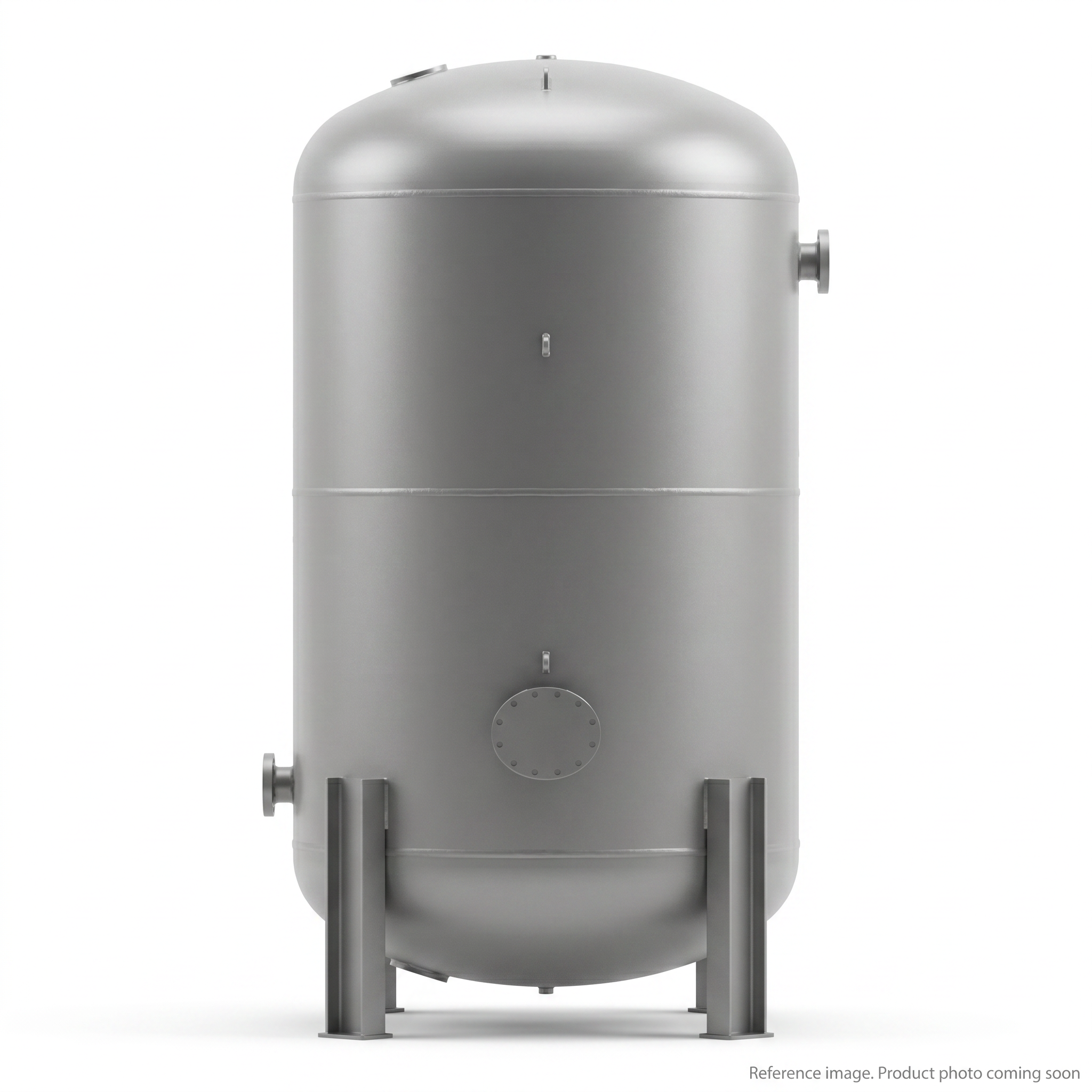 Wessels 55200079 ASME Chilled Water Buffer Tank alternate angle product photo | stocked in BC, ships Canada-wide
