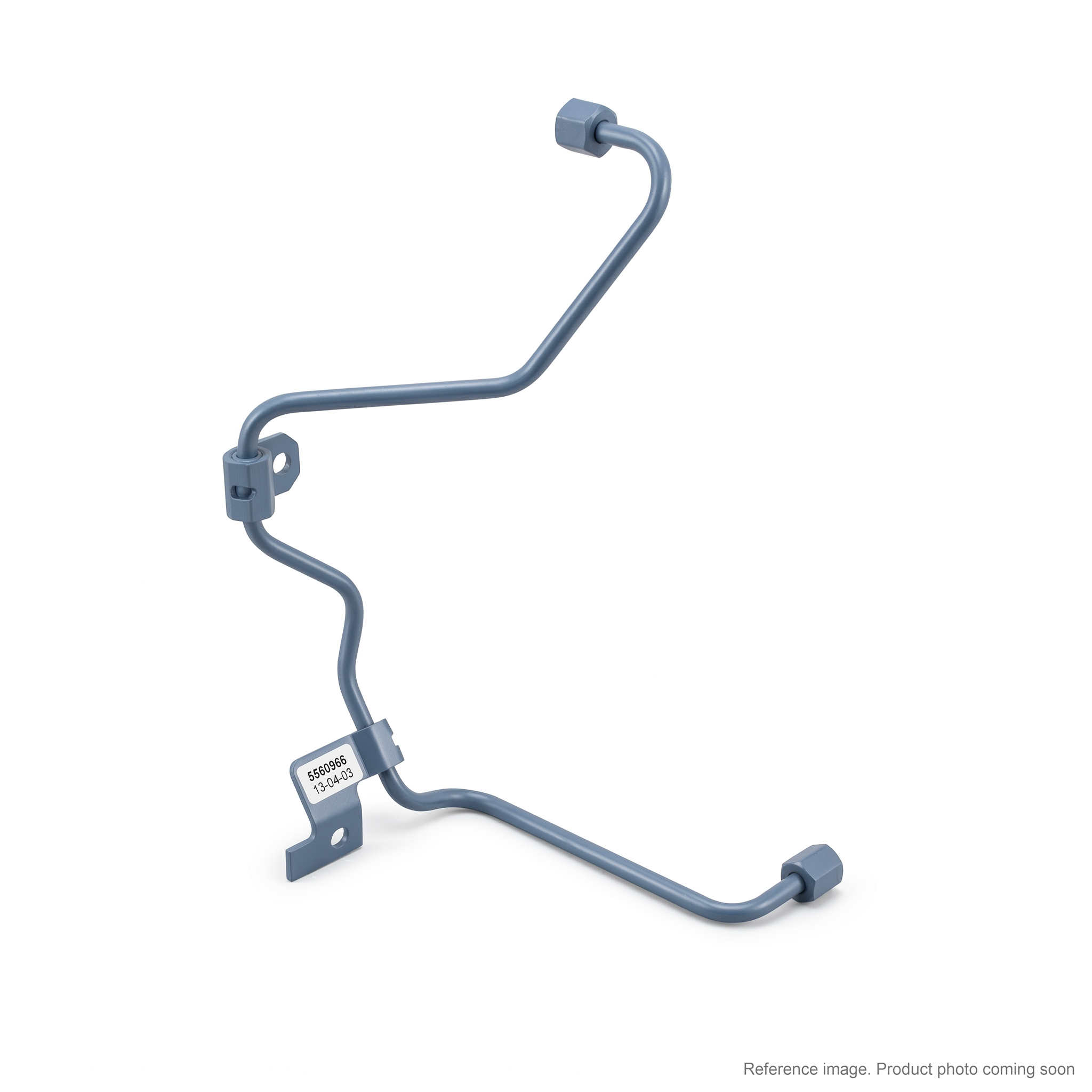 Cummins 5560966 Injector Fuel Supply Tube three-quarter angle product photo | stocked in BC, ships Canada-wide