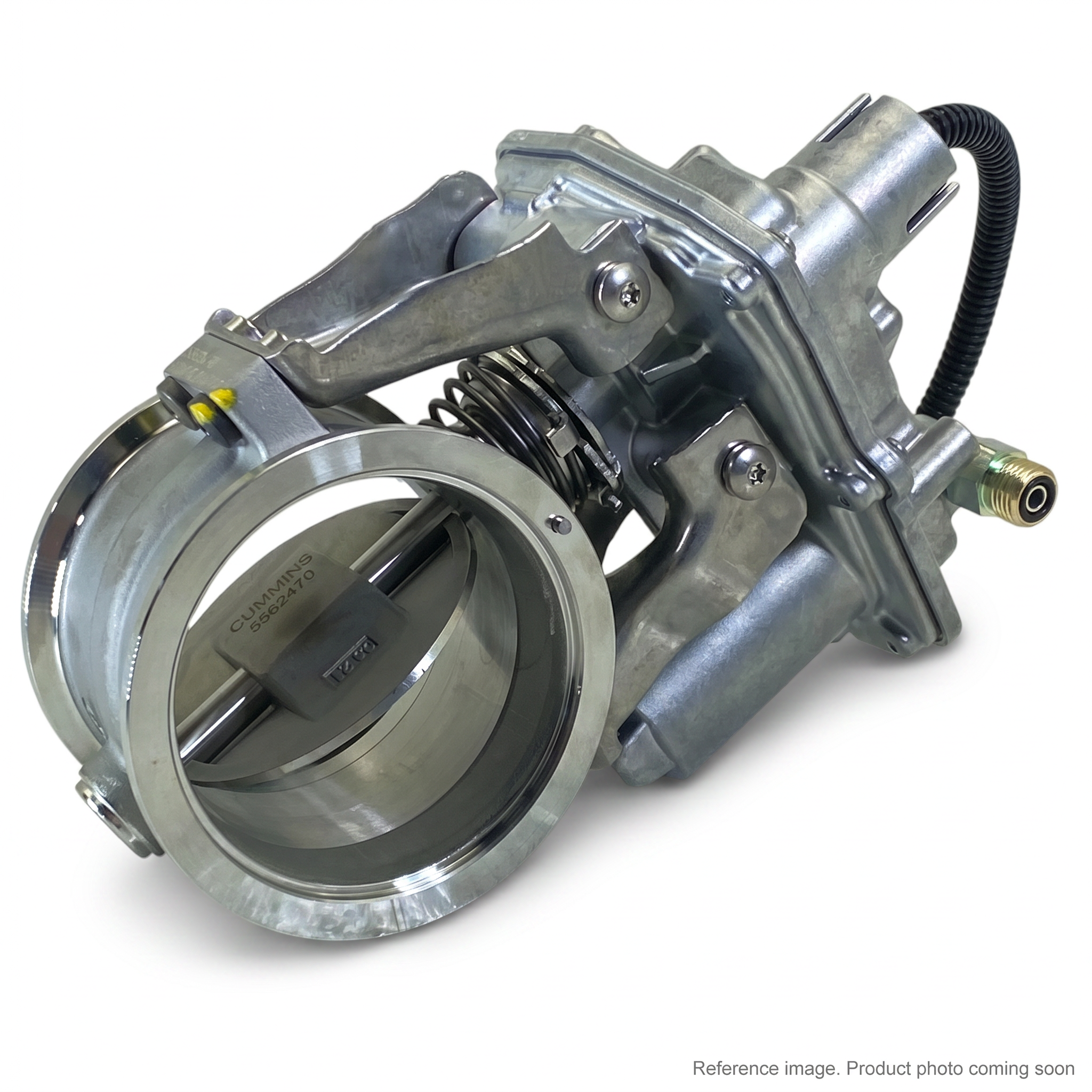 Cummins 5562470 Exhaust Throttle Valve three-quarter angle product photo | stocked in BC, ships Canada-wide