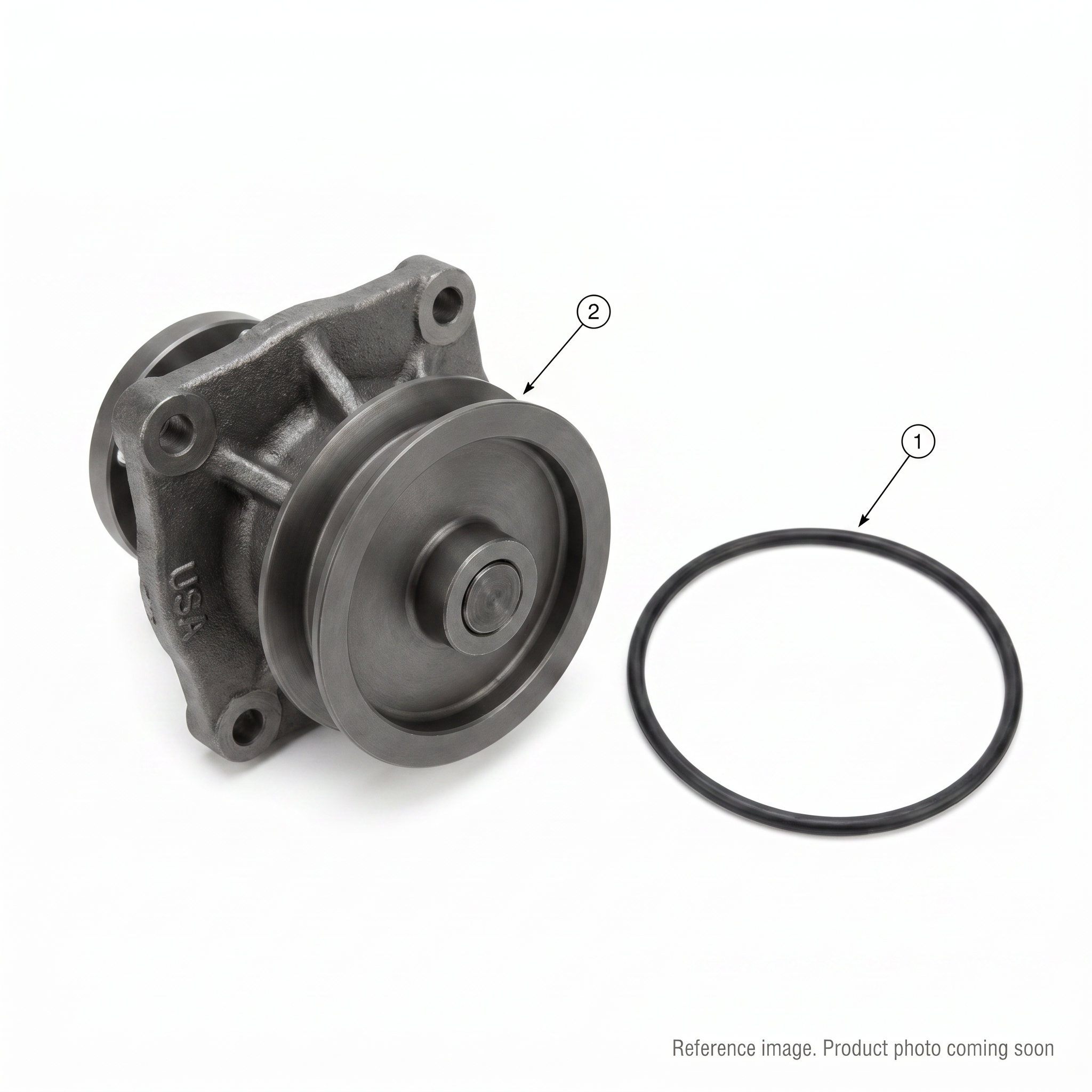 Cummins 5579023 Water Pump Kit alternate angle product photo | stocked in BC, ships Canada-wide