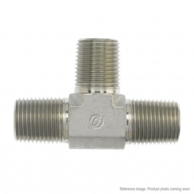 Brennan 5652-08-08 NPTF female pipe cross fitting 1/2 inch 4-way forged steel