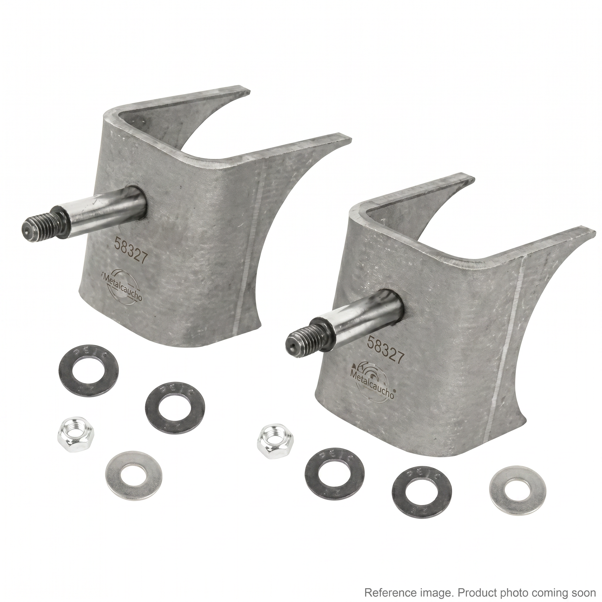 Metalcaucho 58327 Suspension Mounts three-quarter angle product photo | stocked in BC, ships Canada-wide