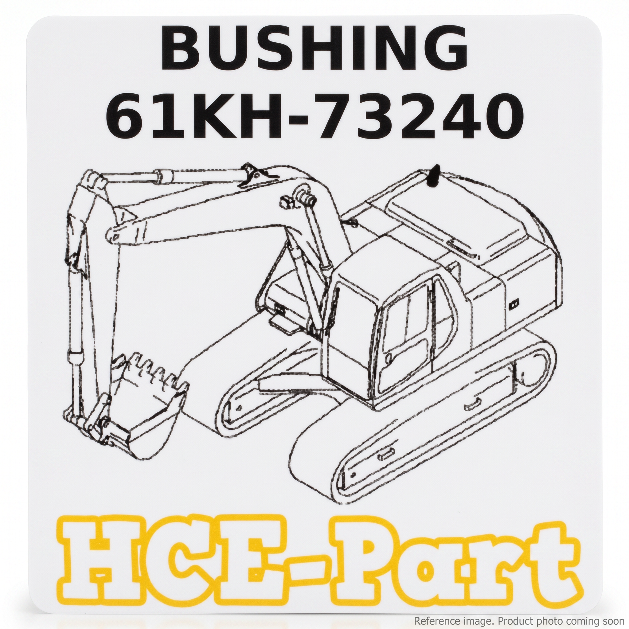 Hyundai 61KH73210 Bushings three-quarter angle product photo | stocked in BC, ships Canada-wide