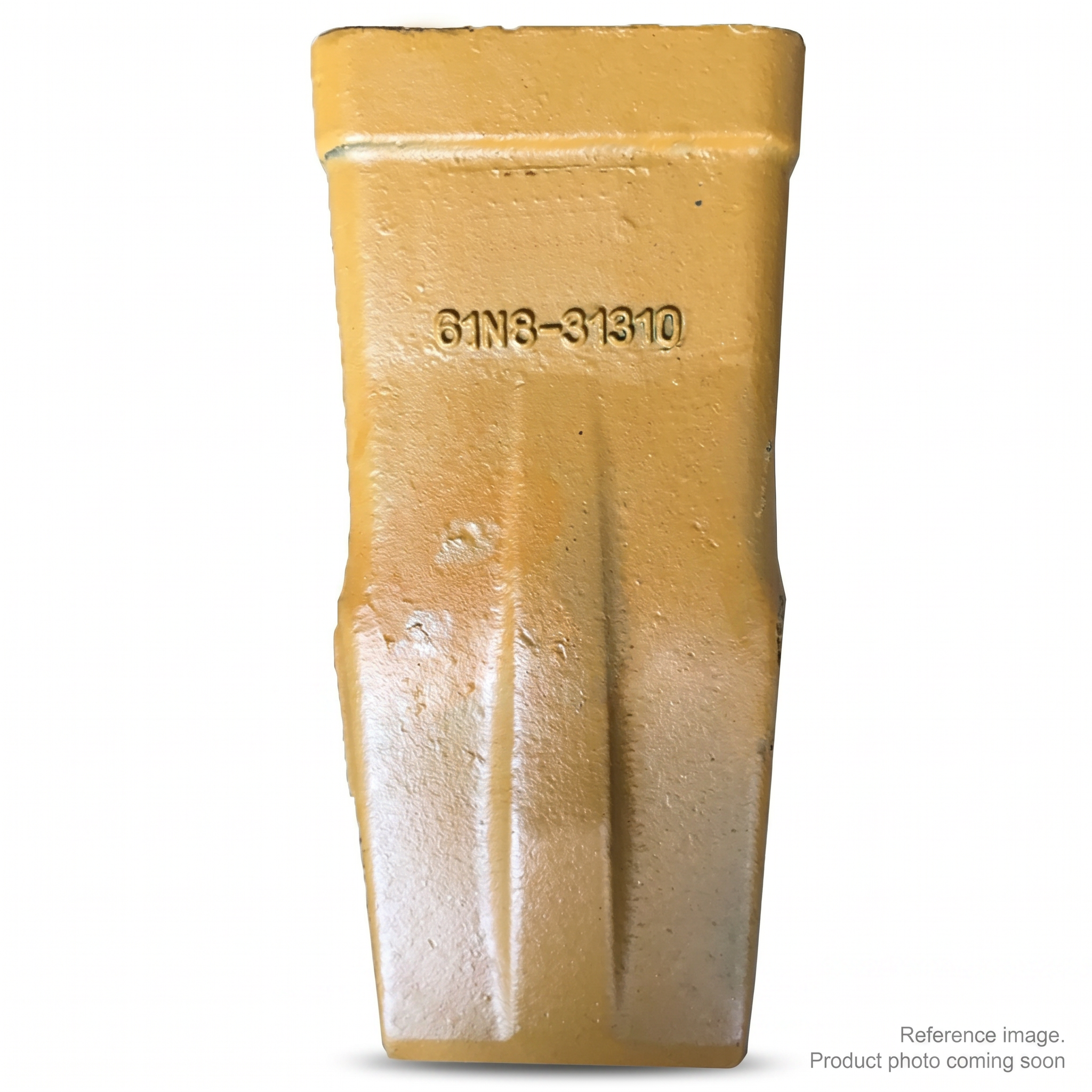 Hyundai 61M531130 Bucket Tooth front product photo | stocked in BC, ships Canada-wide