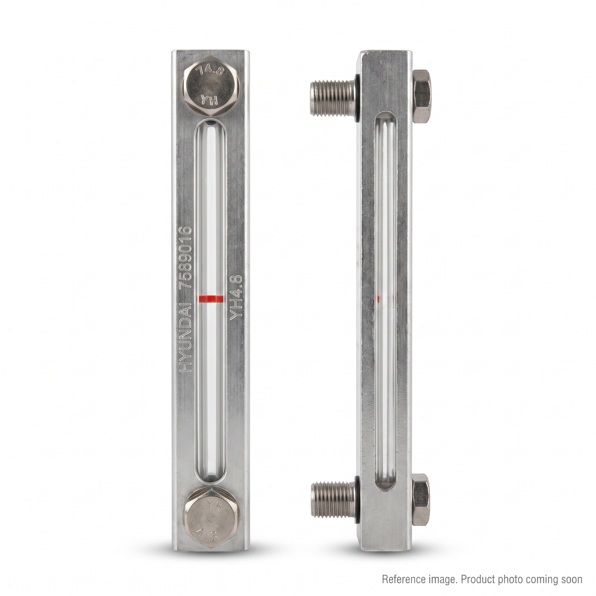 Hyundai 7589016 Level Gauge three-quarter angle product photo | stocked in BC, ships Canada-wide