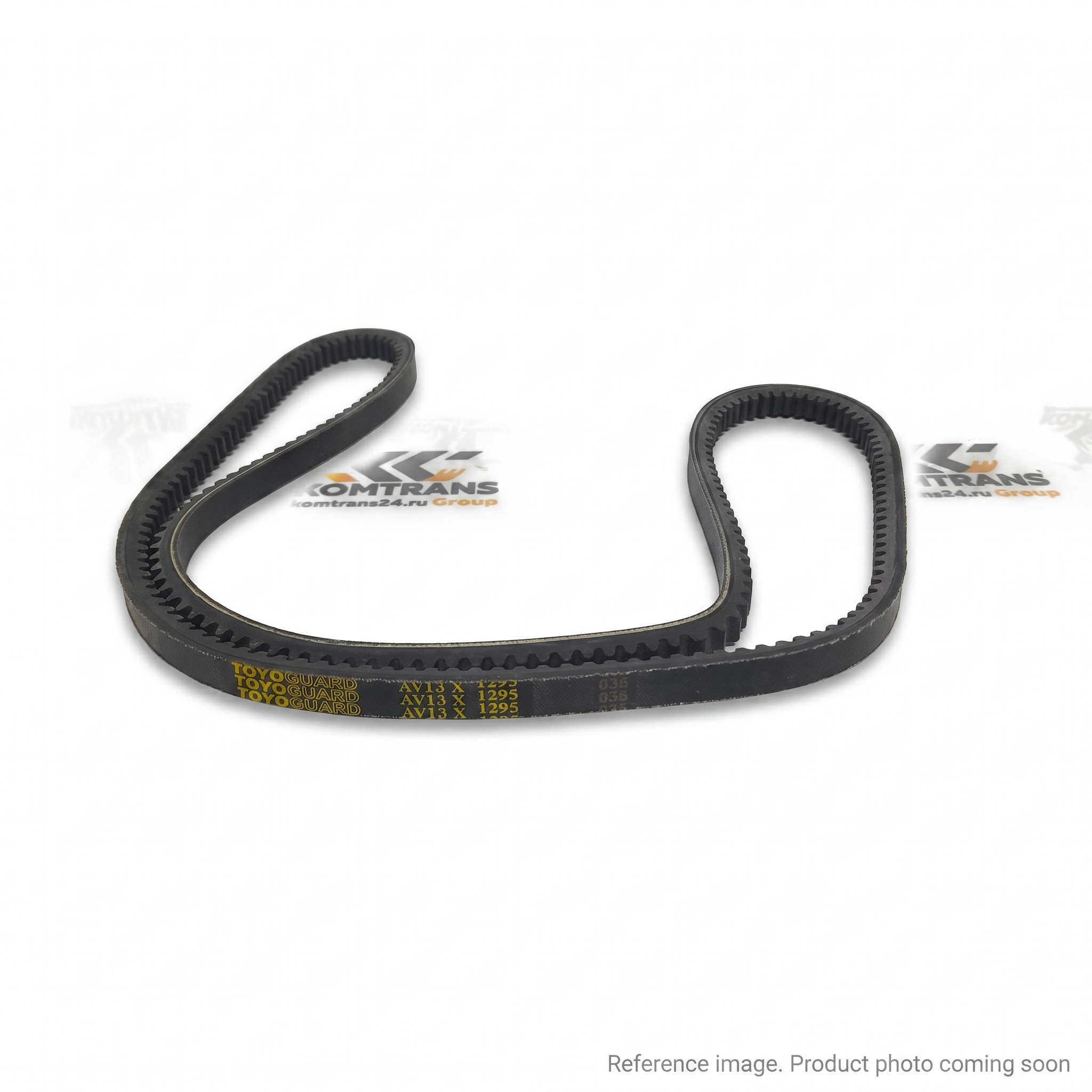 XCMG 800104253 Belts three-quarter angle product photo | stocked in BC, ships Canada-wide