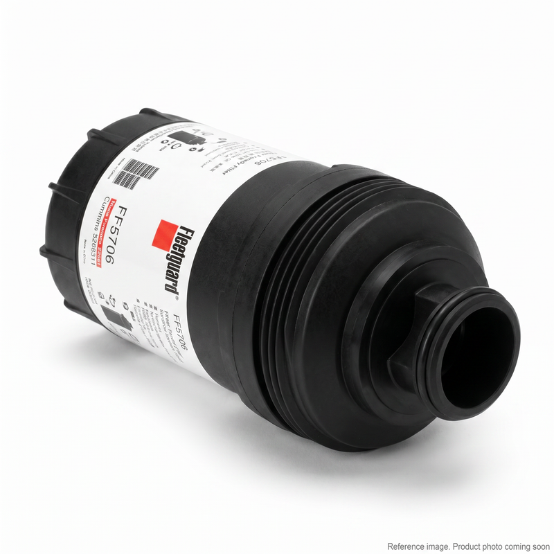 Fleetguard 800154563 Fuel filter front product photo | stocked in BC, ships Canada-wide