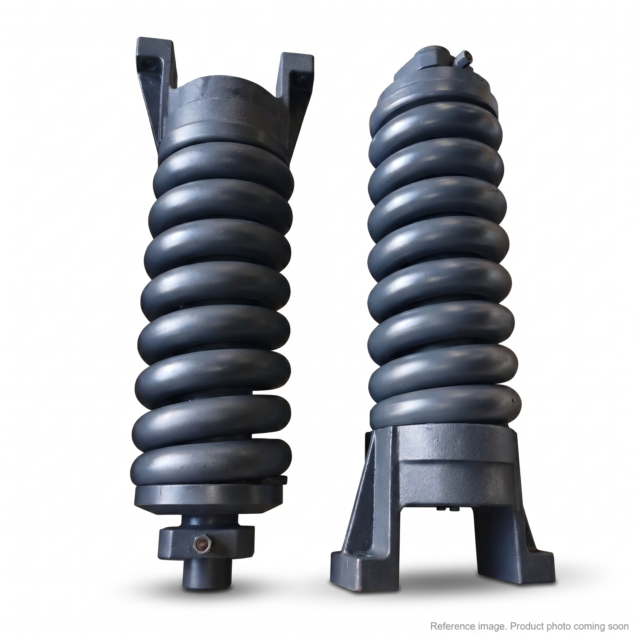 XCMG 800347148 Track Tensioner alternate angle product photo | stocked in BC, ships Canada-wide