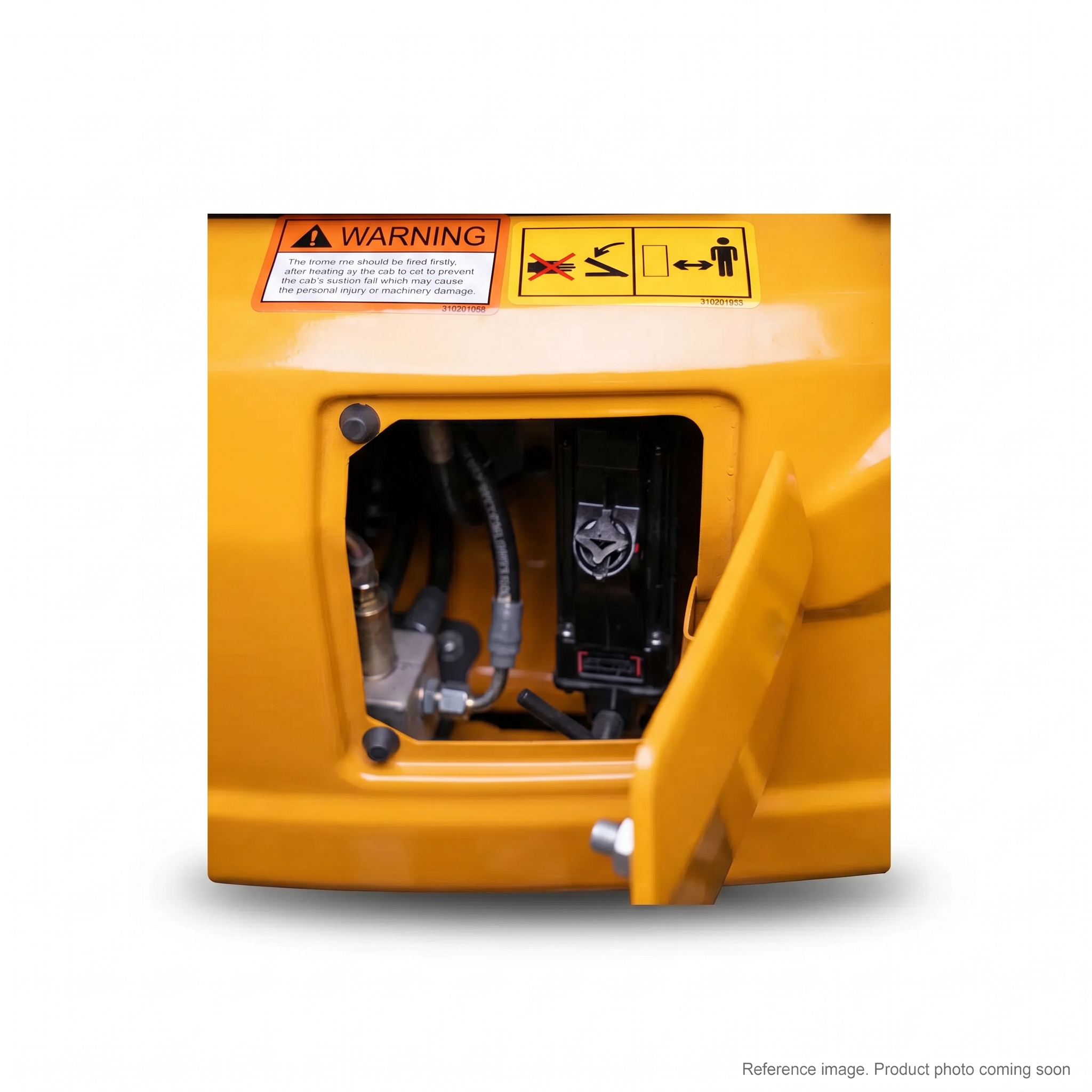XCMG 802138306 Cab Components three-quarter angle product photo | stocked in BC, ships Canada-wide