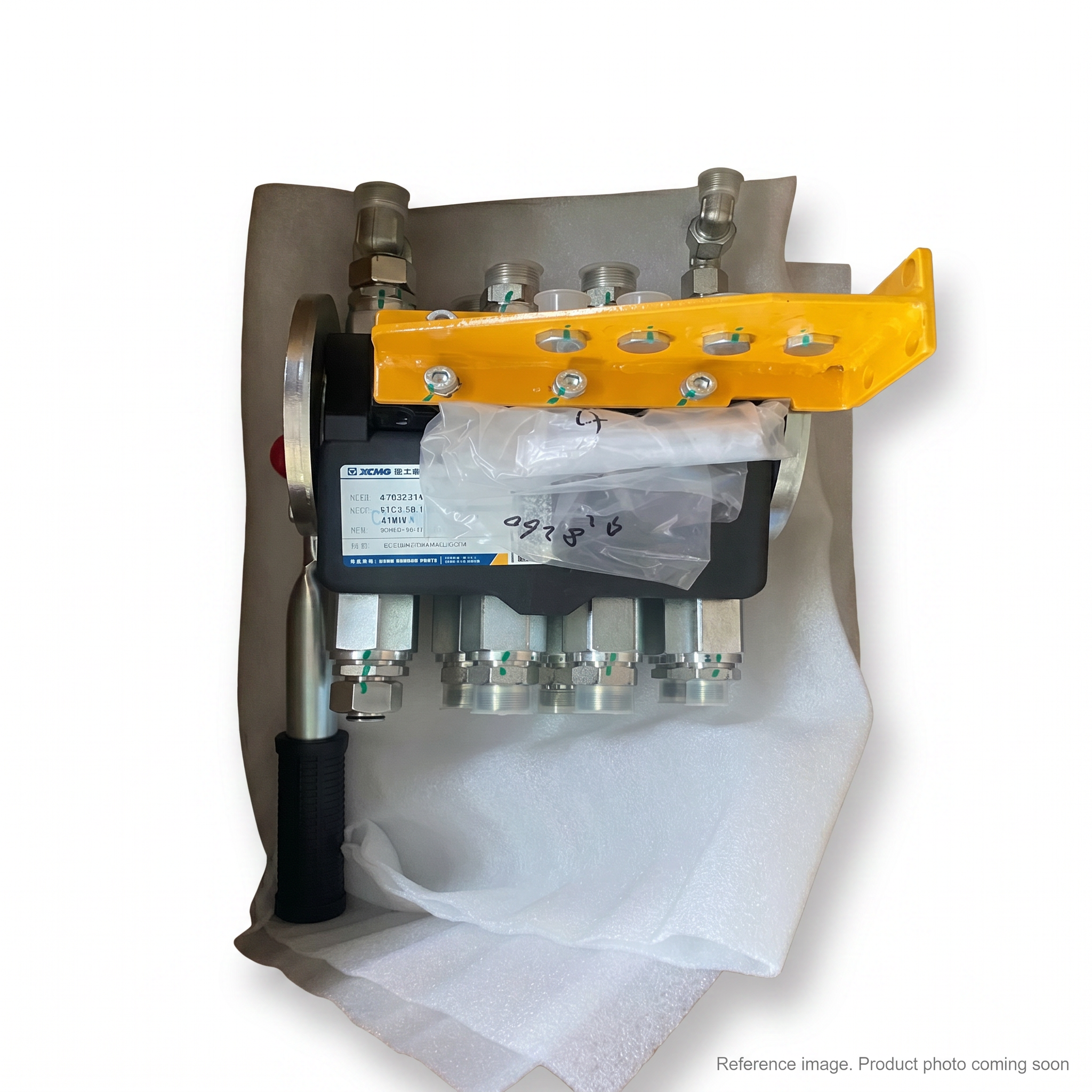 XCMG 802138381 Cab Cover alternate angle product photo | stocked in BC, ships Canada-wide