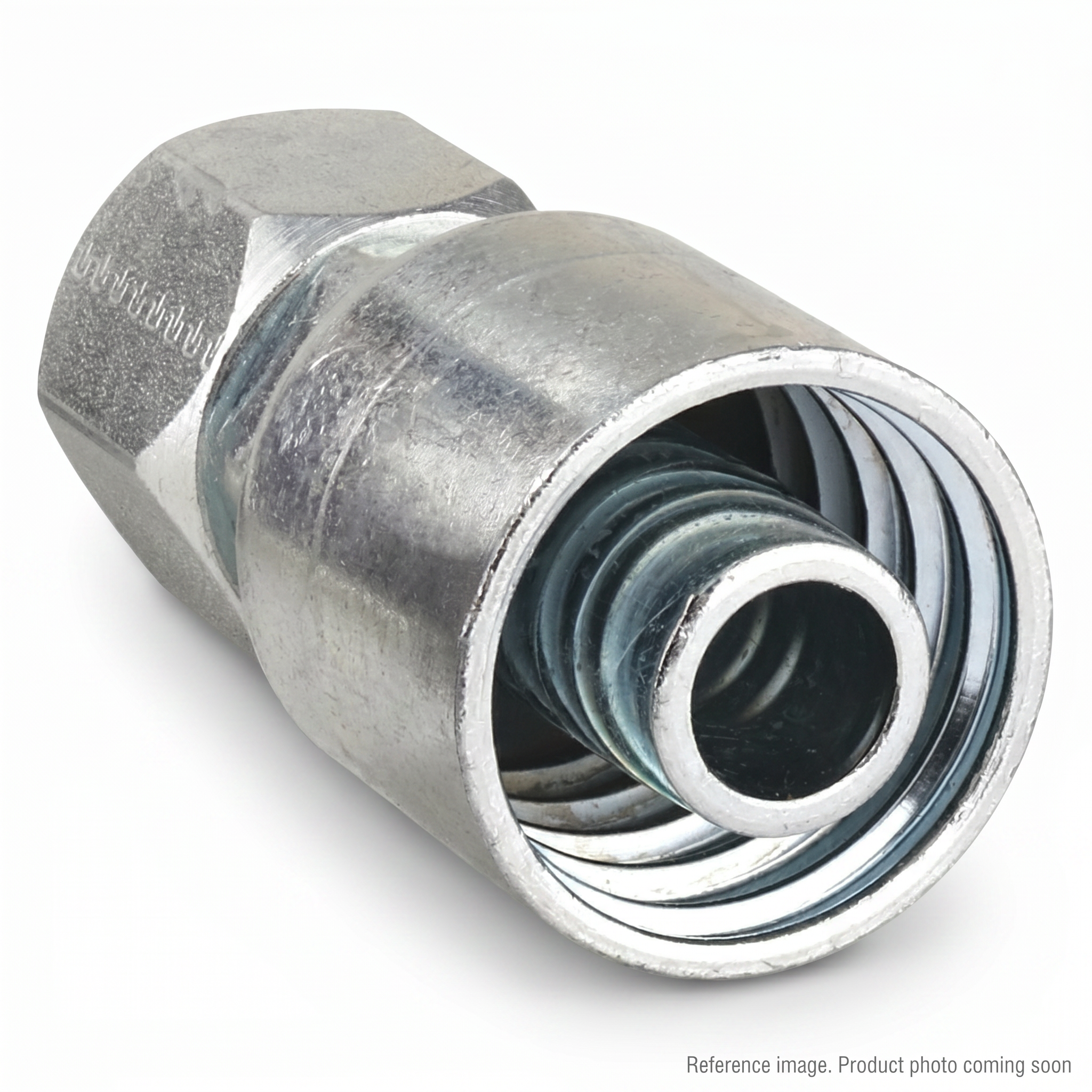 Parker 803103529 Hydraulic Fittings three-quarter angle product photo | stocked in BC, ships Canada-wide