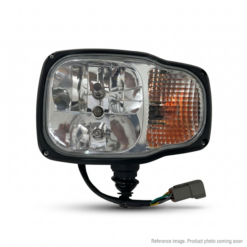 Genuine XCMG 803587294 Left Front Headlight for GR2605 ZL50GN — stocked Prince George BC