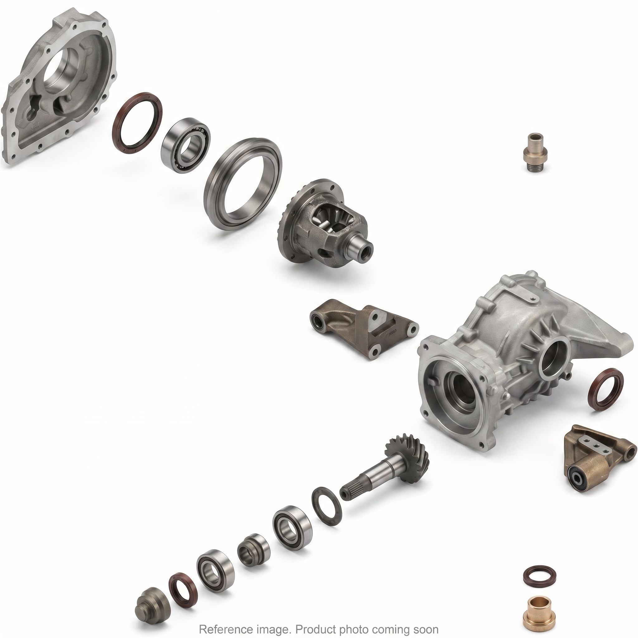 Hyundai 81L120261 Rear Axle Mounting Cover three-quarter angle product photo | stocked in BC, ships Canada-wide