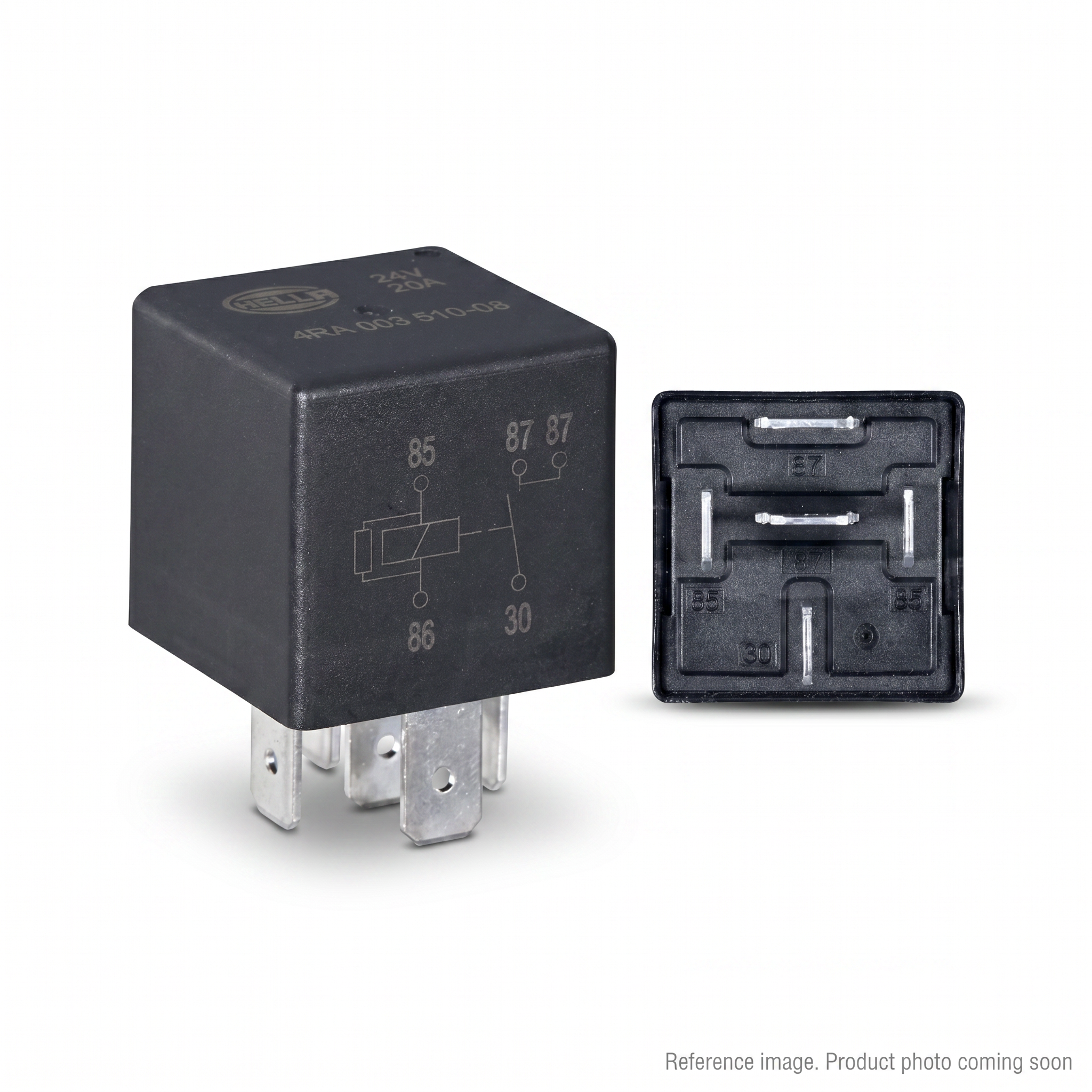 Hyundai 81N826160 Relay three-quarter angle product photo | stocked in BC, ships Canada-wide
