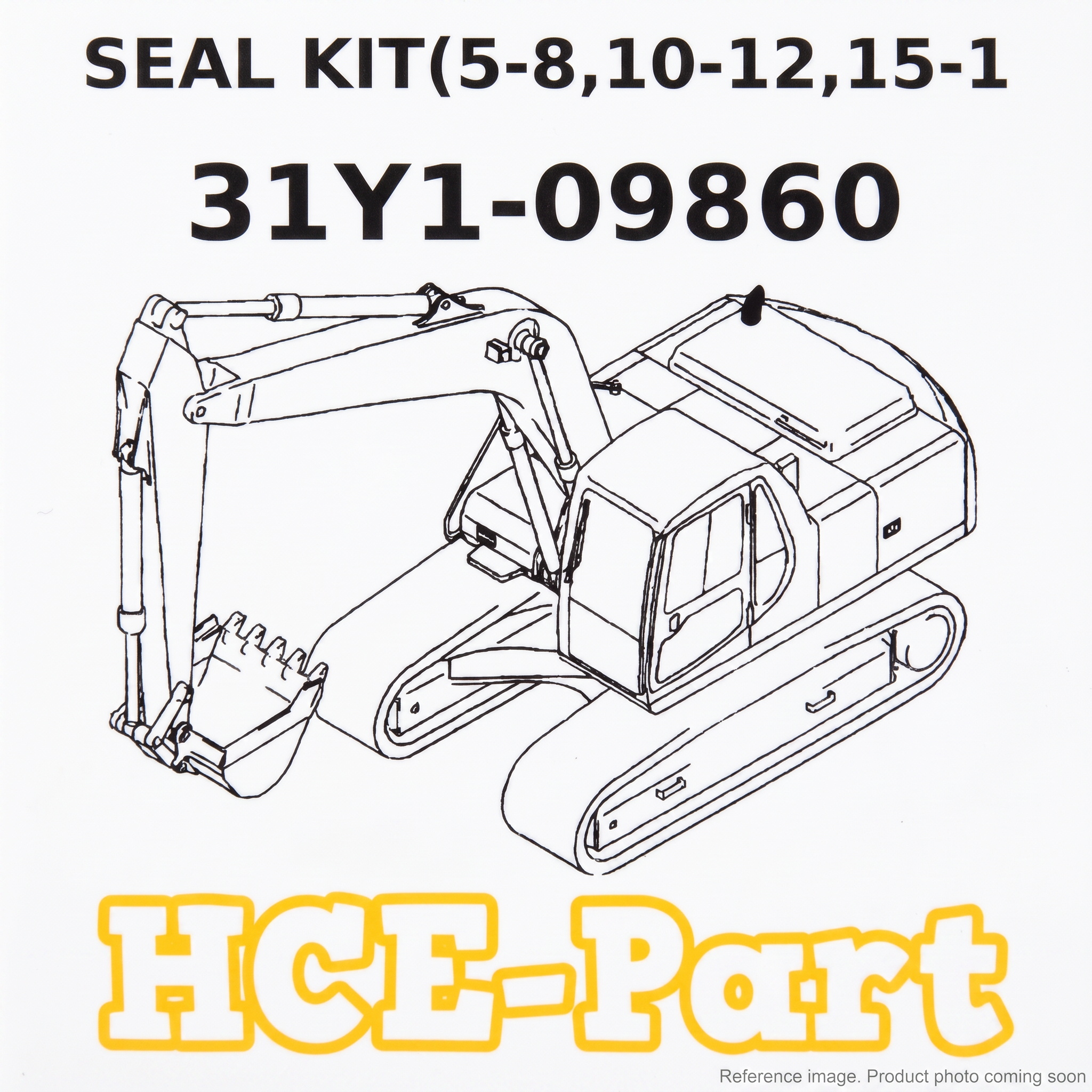 Hyundai 82EN10042 Swing Bearing Seal three-quarter angle product photo | stocked in BC, ships Canada-wide