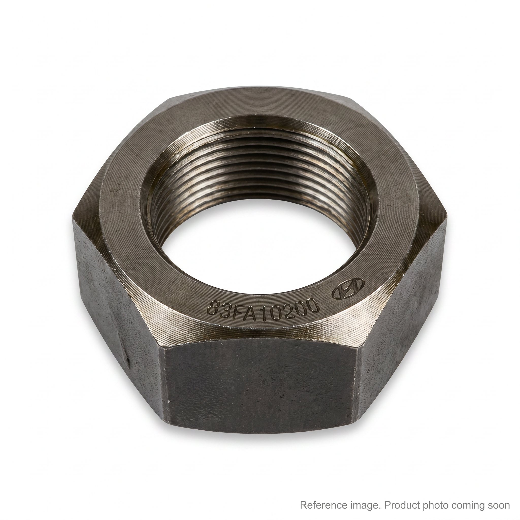 Hyundai 83FA10200 Wheel Hub Inner Nut three-quarter angle product photo | stocked in BC, ships Canada-wide