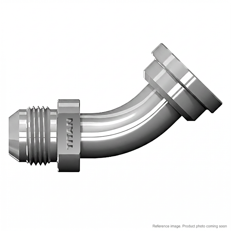 87342-20-16RW 45° SAE Code 61 hydraulic flange fitting 1-1/4in x 1in, stocked Prince George BC