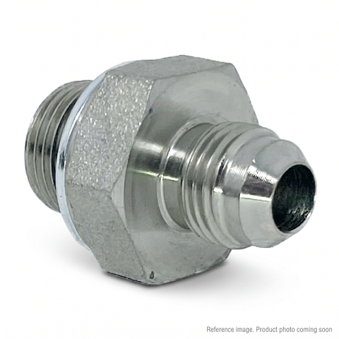 Adaptall 9002-12-16 straight hydraulic adapter 3/4 male JIC 1 inch male BSPP