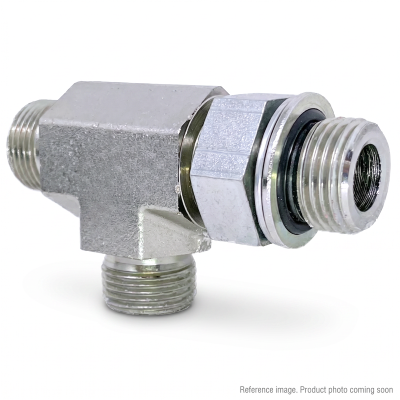 Adaptall 9058-08-08 45-degree elbow hydraulic adapter 1/2 male JIC 1/2 male BSPP