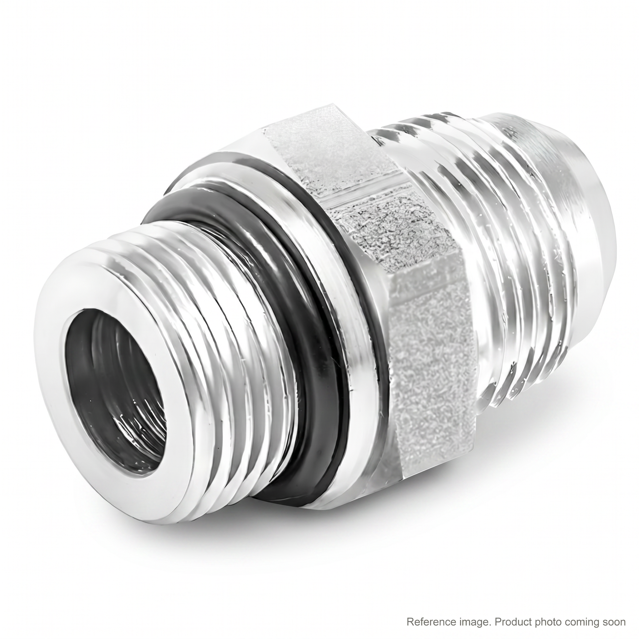Adaptall 9068-08-16 Hydraulic Adapters three-quarter angle product photo | stocked in BC, ships Canada-wide