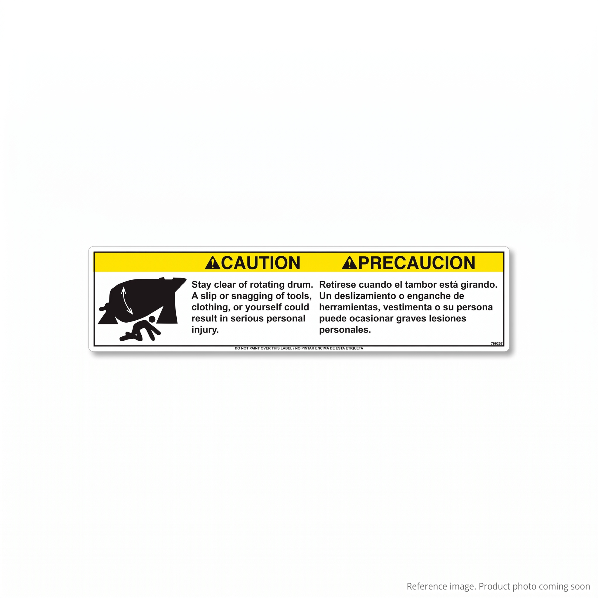 Hyundai 91E124042 Keep Clear Decal front product photo | stocked in BC, ships Canada-wide